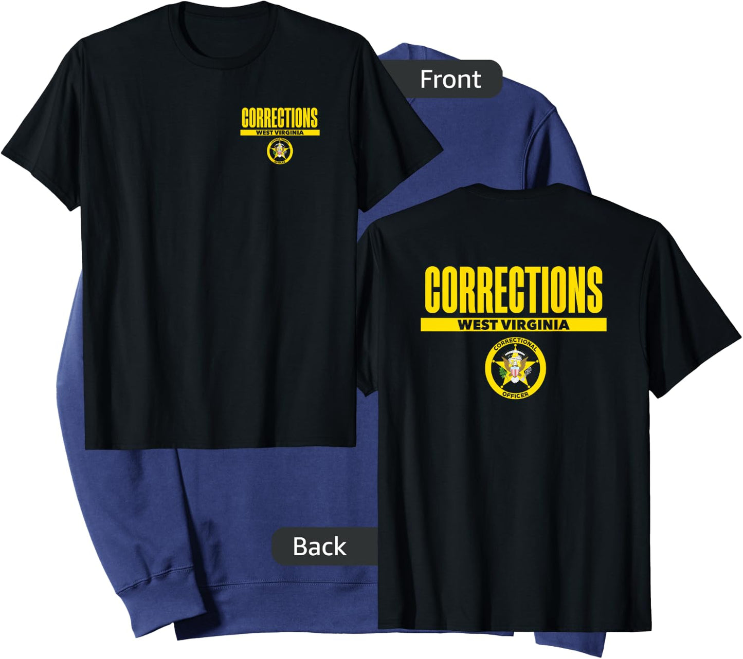 West Virginia Correctional Officer Thin Gray Line Sweatshirt - Sweatshirt | Navy