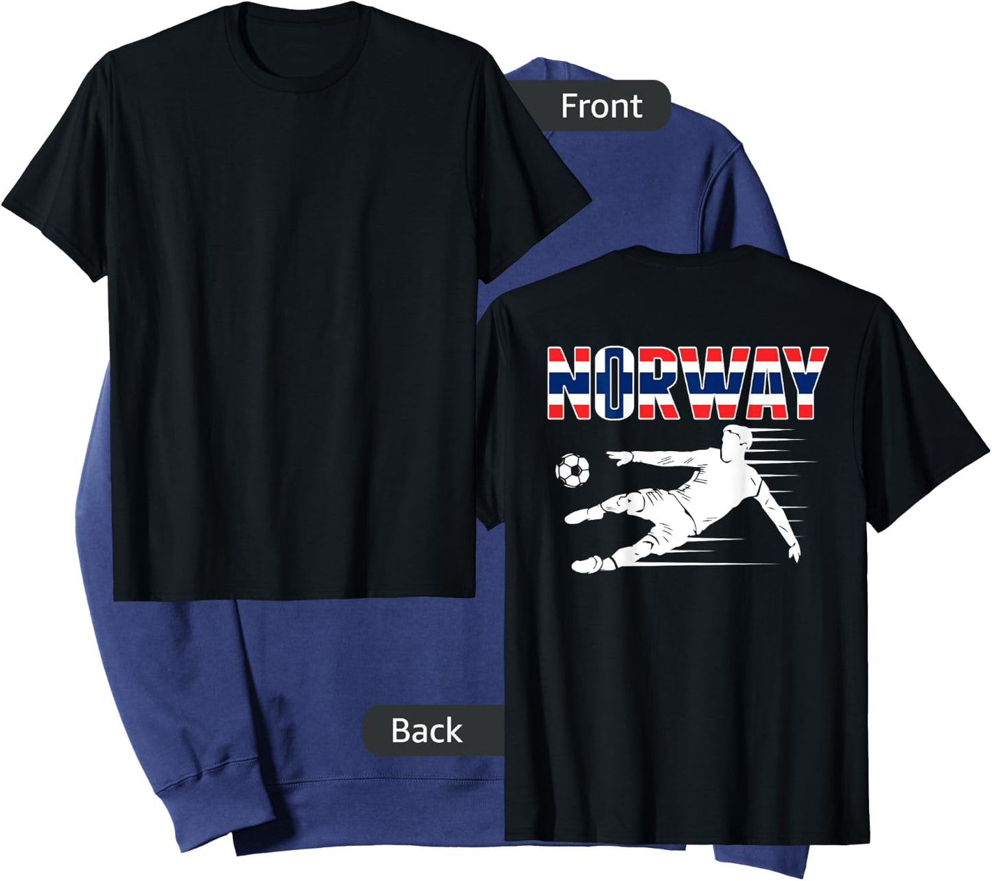 Norway Soccer Lovers Jersey Support Norwegian Football Team Sweatshirt - Sweatshirt | Navy