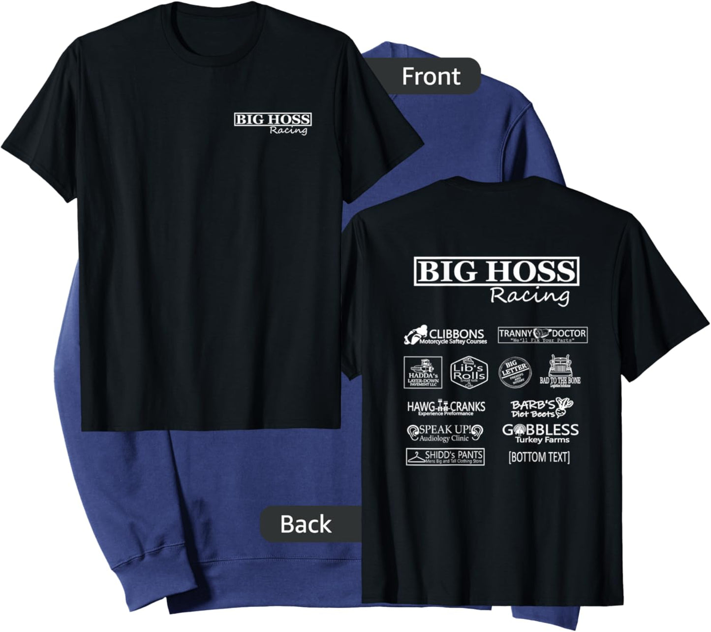 Big Hoss Racing Sweatshirt - Sweatshirt | Navy