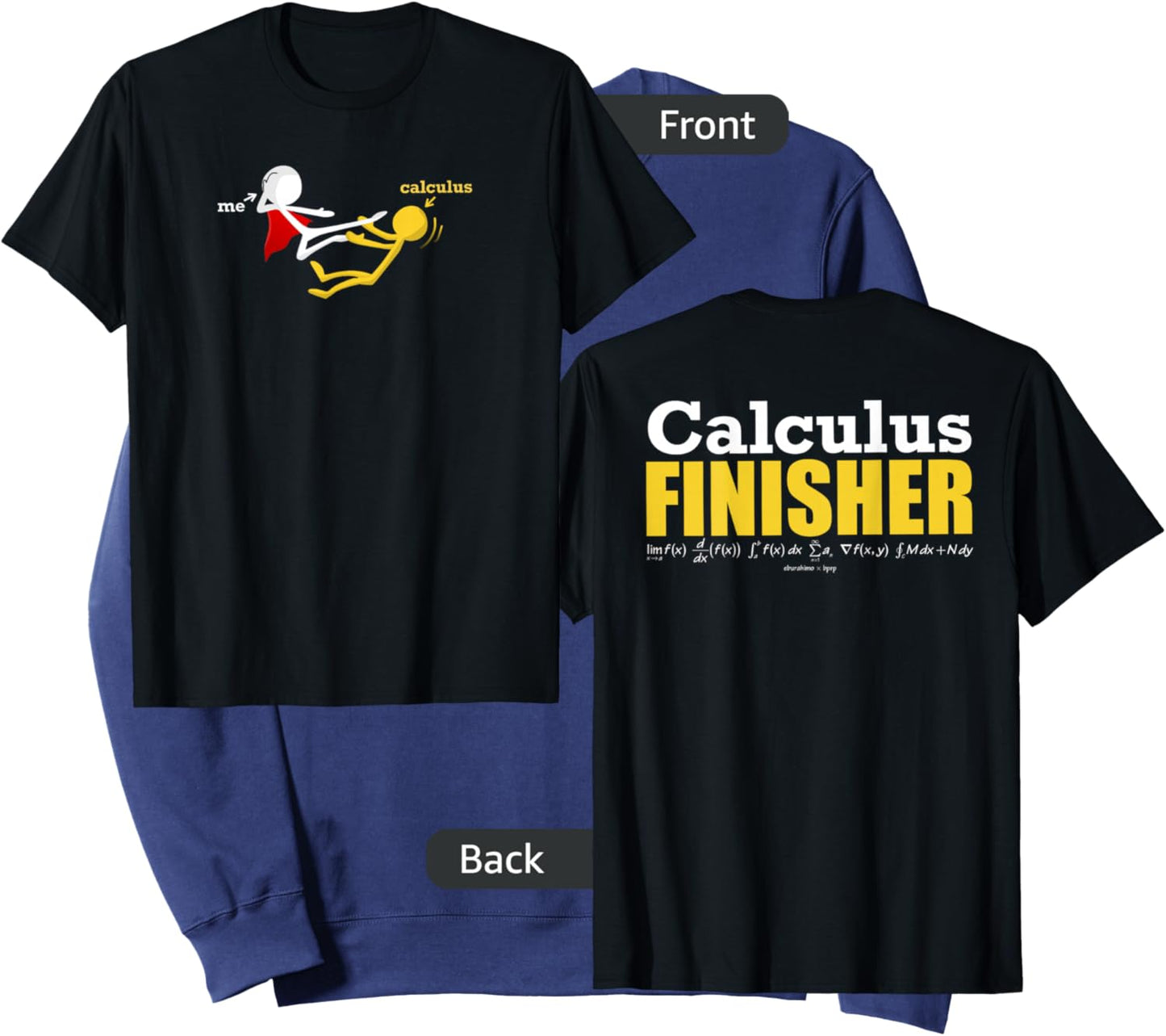 Blackpenredpen Calculus Finisher Sweatshirt - Sweatshirt | Navy