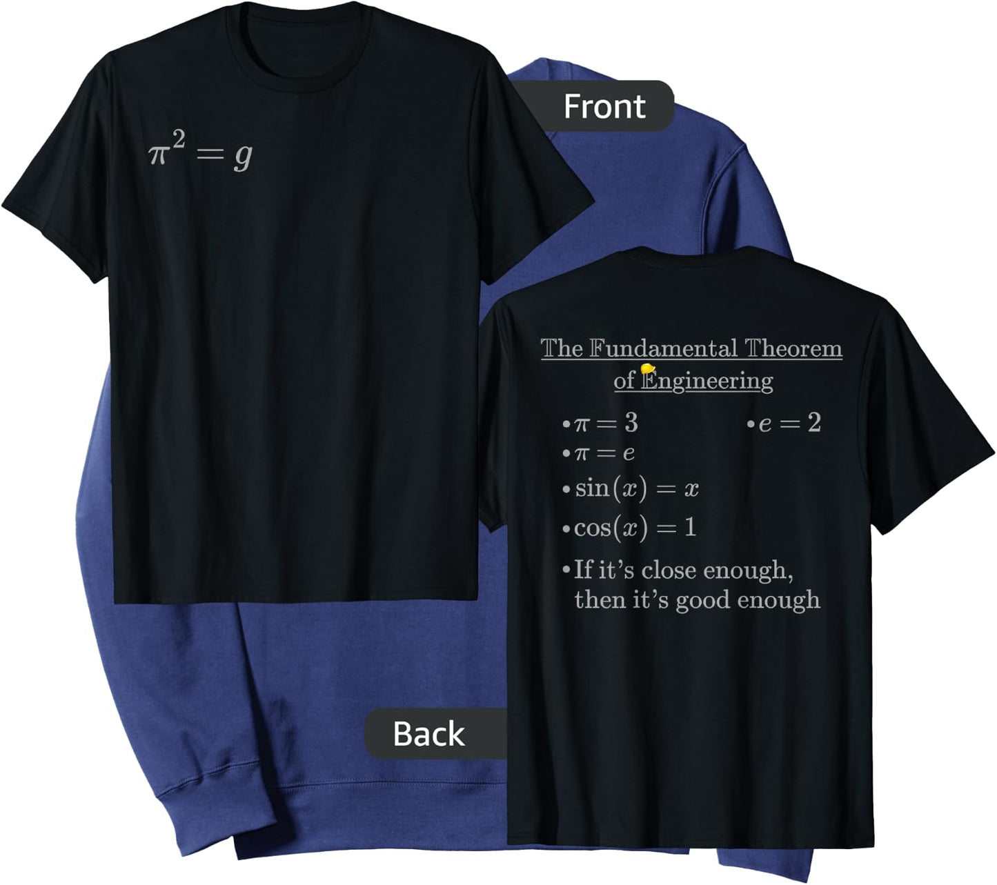 Fundamental Theorem of Engineering 2 Sweatshirt - Sweatshirt | Navy
