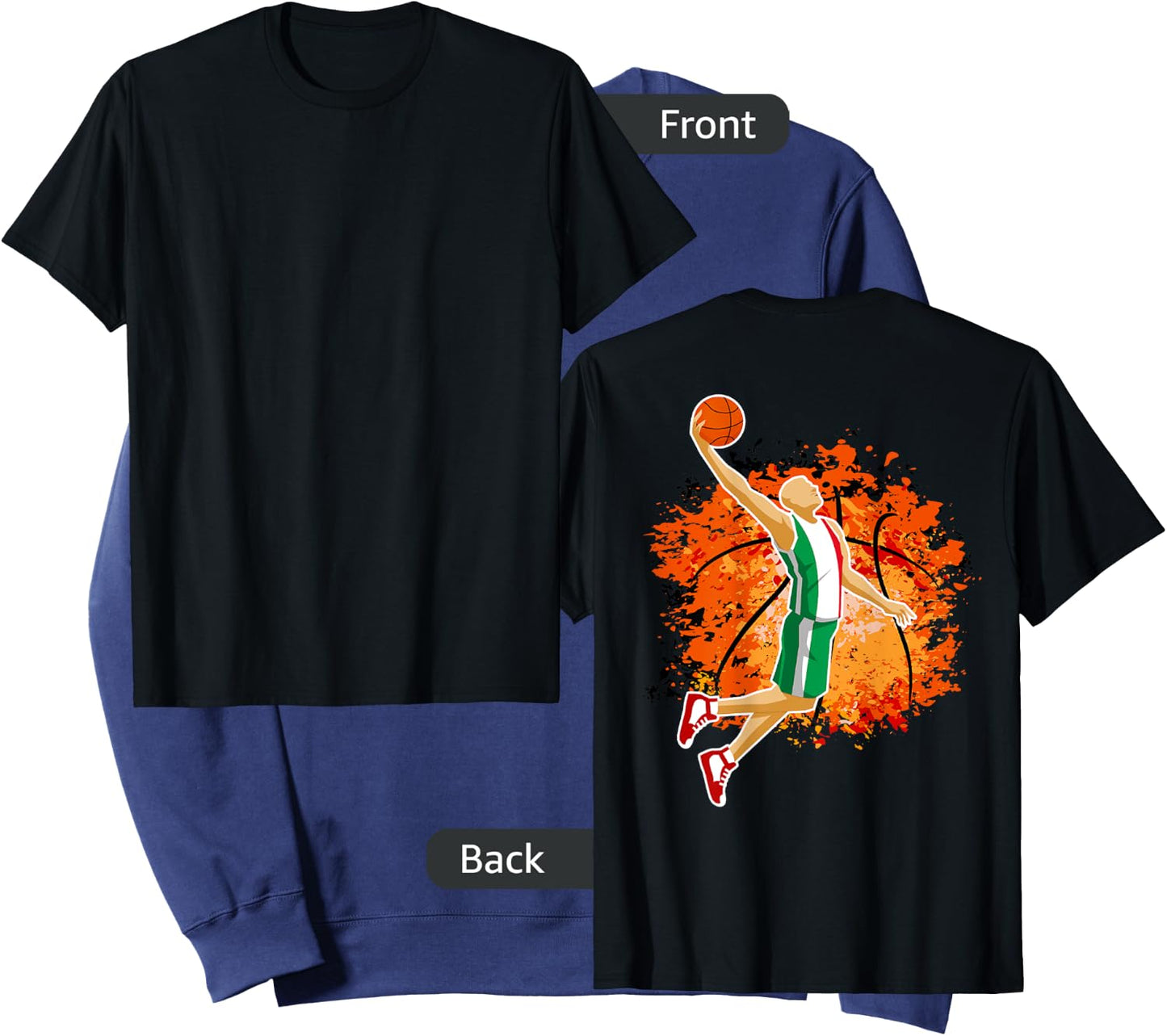 Italy National Basketball Jersey Italian Slam Dunk Gift Sweatshirt - Sweatshirt | Navy
