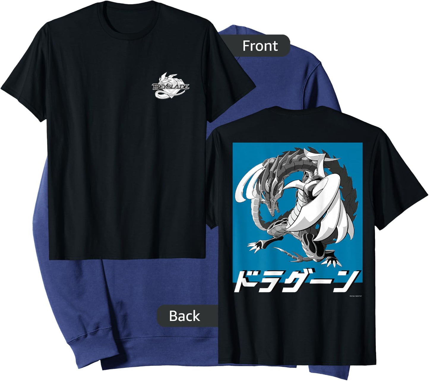 Beyblade Dragoon Monochrome Sweatshirt - Sweatshirt | Navy
