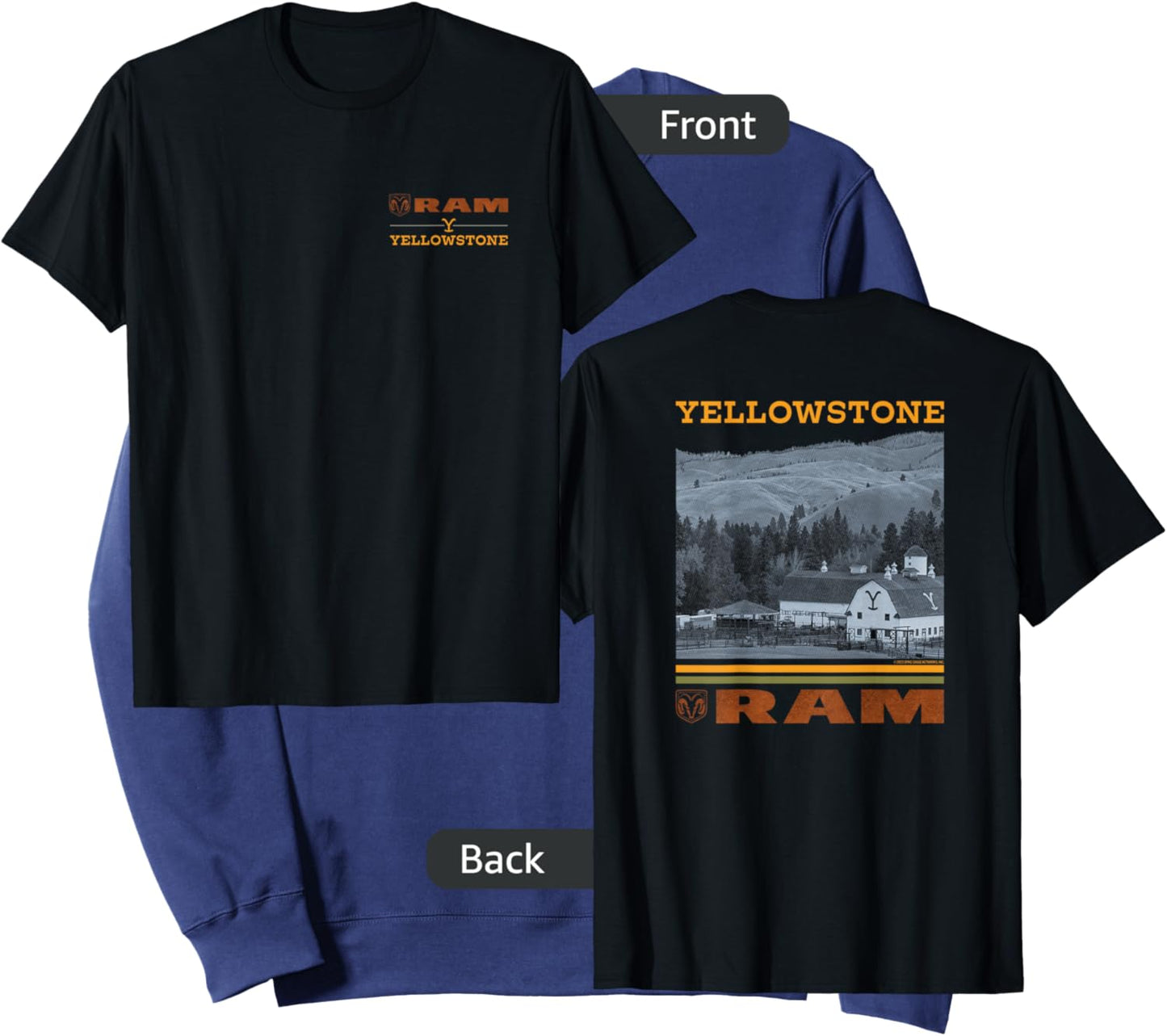 Yellowstone x Ram Trucks Scenic Sweatshirt - Sweatshirt | Navy
