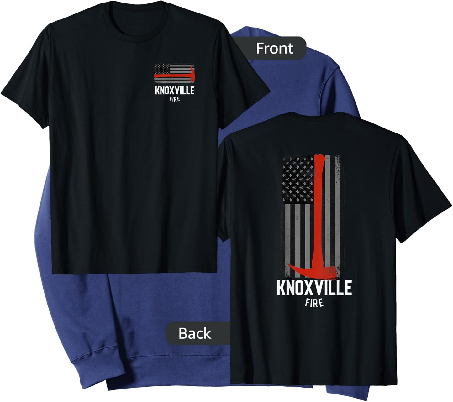 City of Knoxville Fire Rescue Tennessee Firefighter Sweatshirt - Sweatshirt | Navy