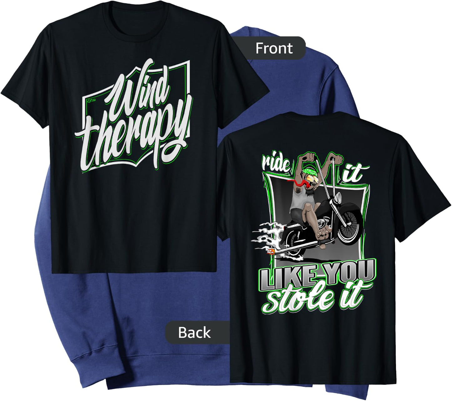 Ride it like you stole it Sweatshirt - Sweatshirt | Navy