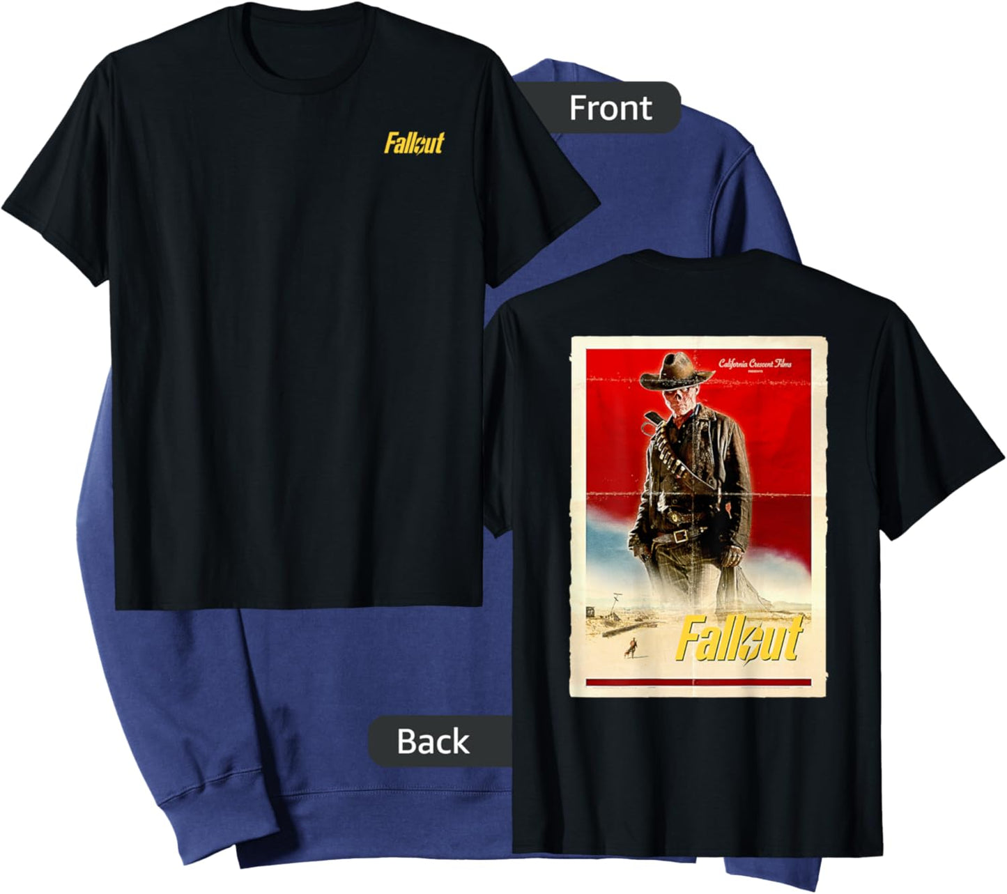 Fallout - The Ghoul Retro Western Sweatshirt - Sweatshirt | Navy