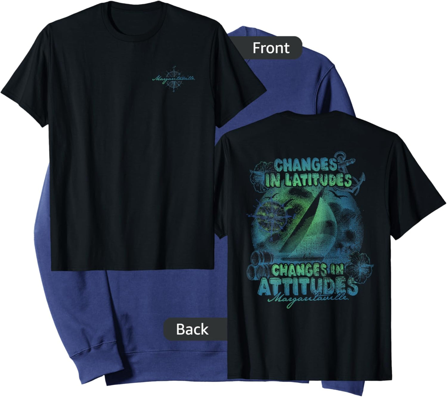 Changes in Latitudes, Changes in Attitudes Sweatshirt - Sweatshirt | Navy