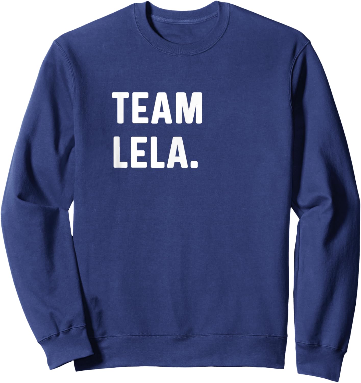 Team Lela - Name Sweatshirt - Sweatshirt | Navy