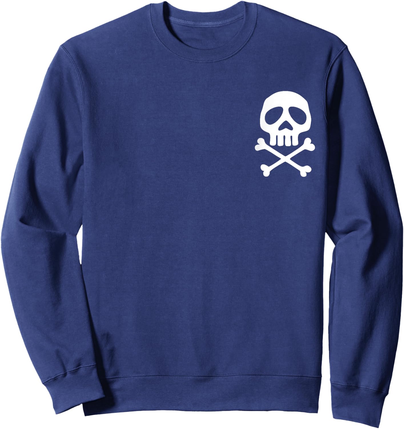 Skull, Space Pirate, Captain Party Halloween Day of the Dead Sweatshirt - Sweatshirt | Navy