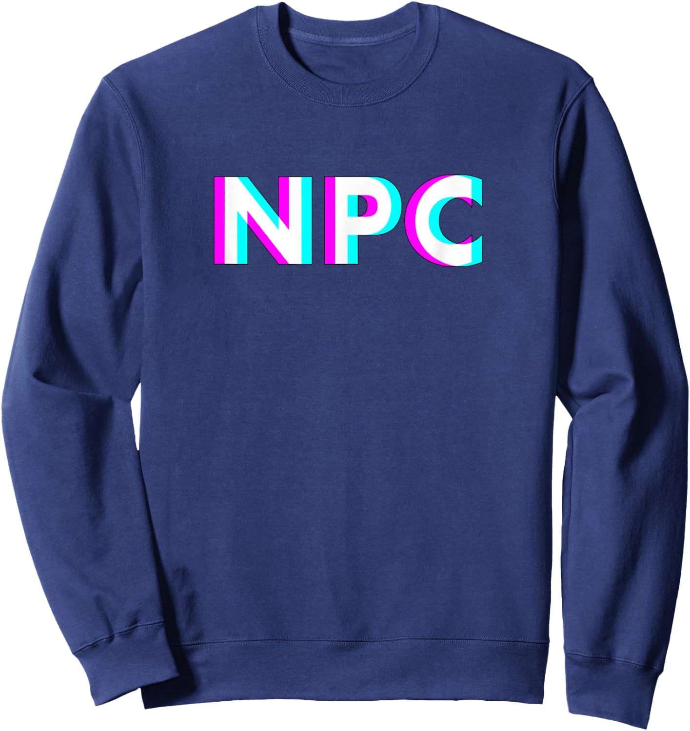 NPC Meme - Non Player Character Sweatshirt - Sweatshirt | Navy