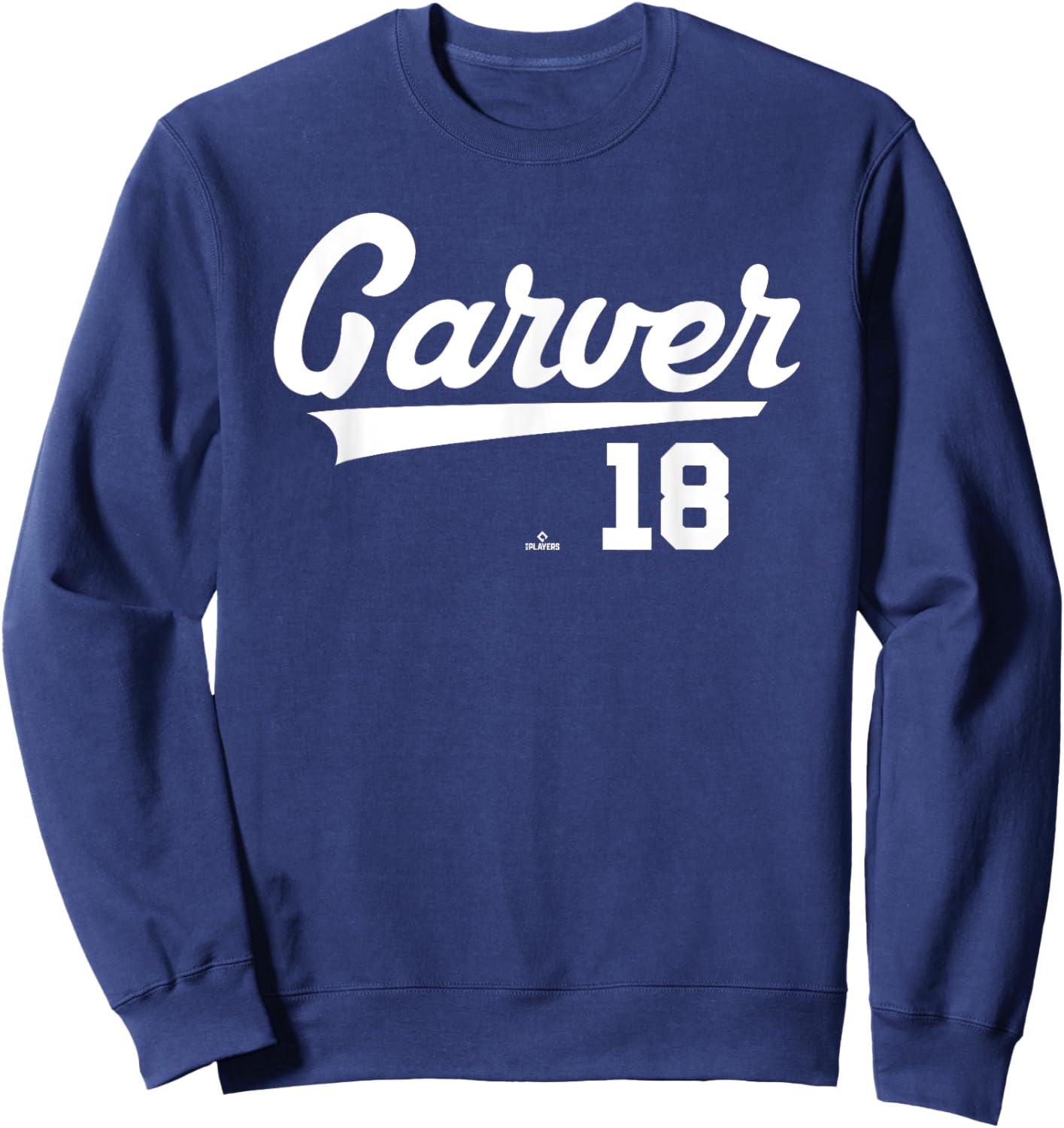 Player Name Swoosh Mitch Garver Seattle Baseball MLBPA Sweatshirt - Sweatshirt | Navy