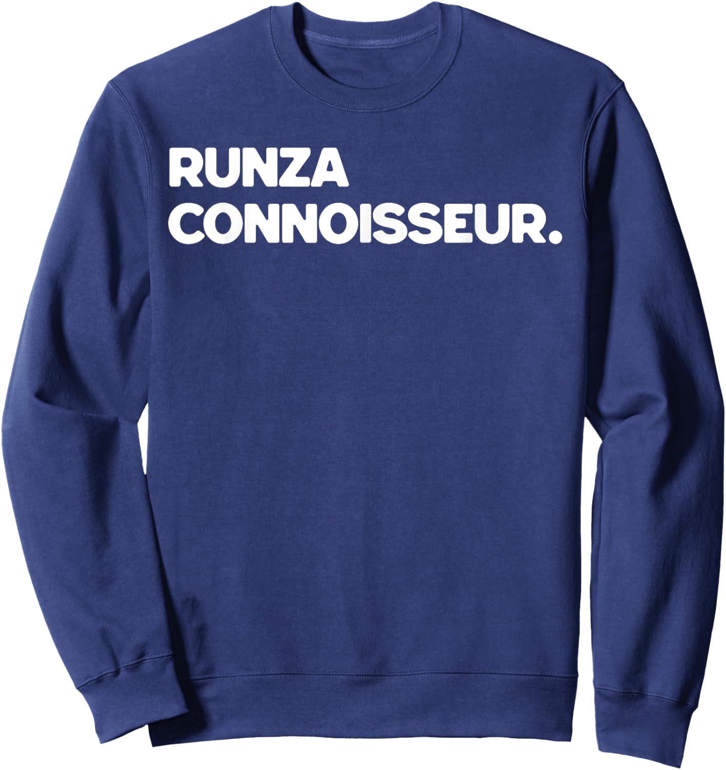 Runza Connoisseur | Nebraska Funny Runza Sandwich Sweatshirt - Sweatshirt | Navy