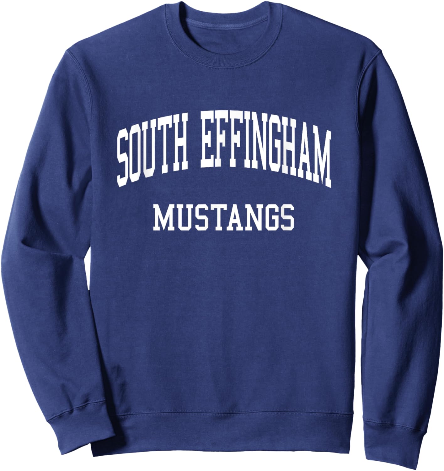 South Effingham High School HS Guyton GA Retro Sports Sweatshirt - Sweatshirt | Navy