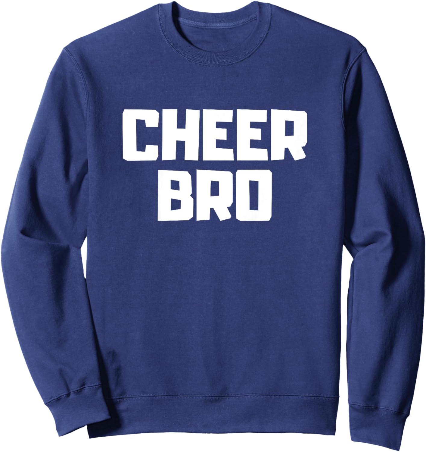 Kids Cheer Bro Cheerleader Brother Sweatshirt - Sweatshirt | Navy