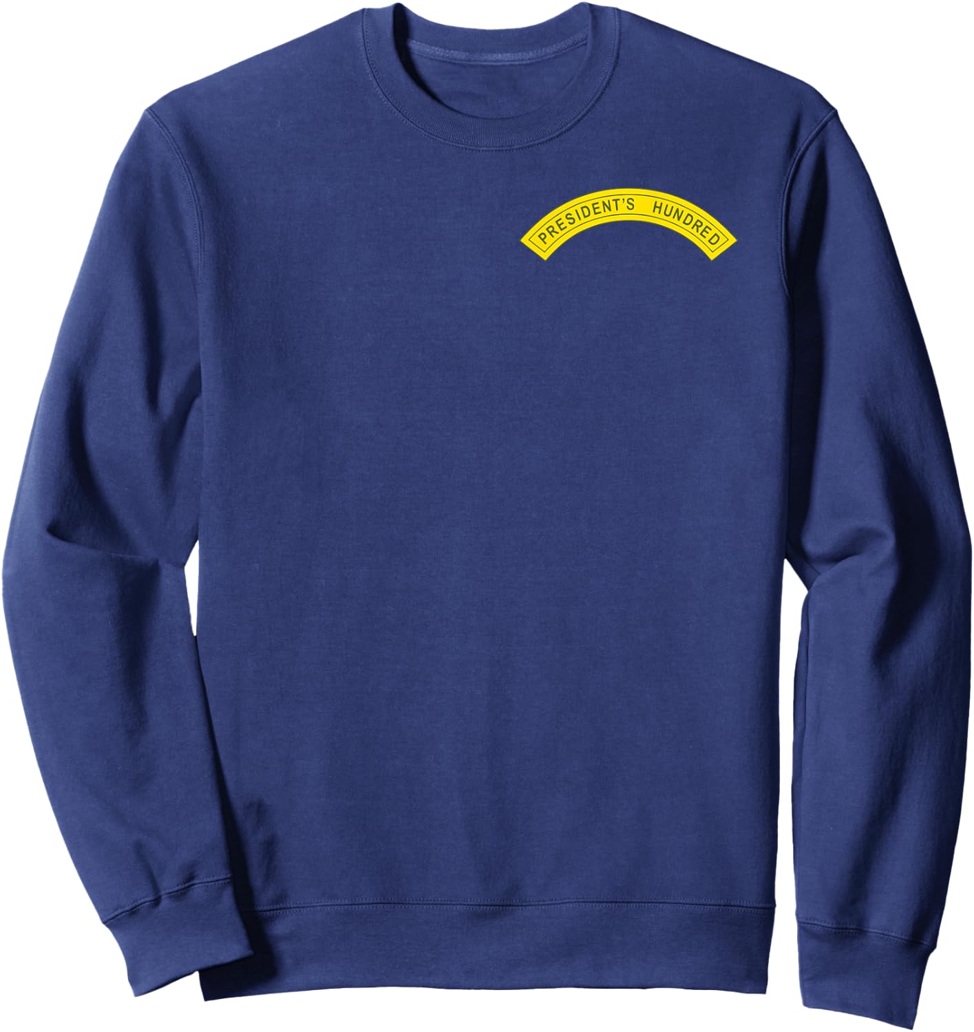 President's Hundred Tab (100 Tab) - US Army Sweatshirt - Sweatshirt | Navy