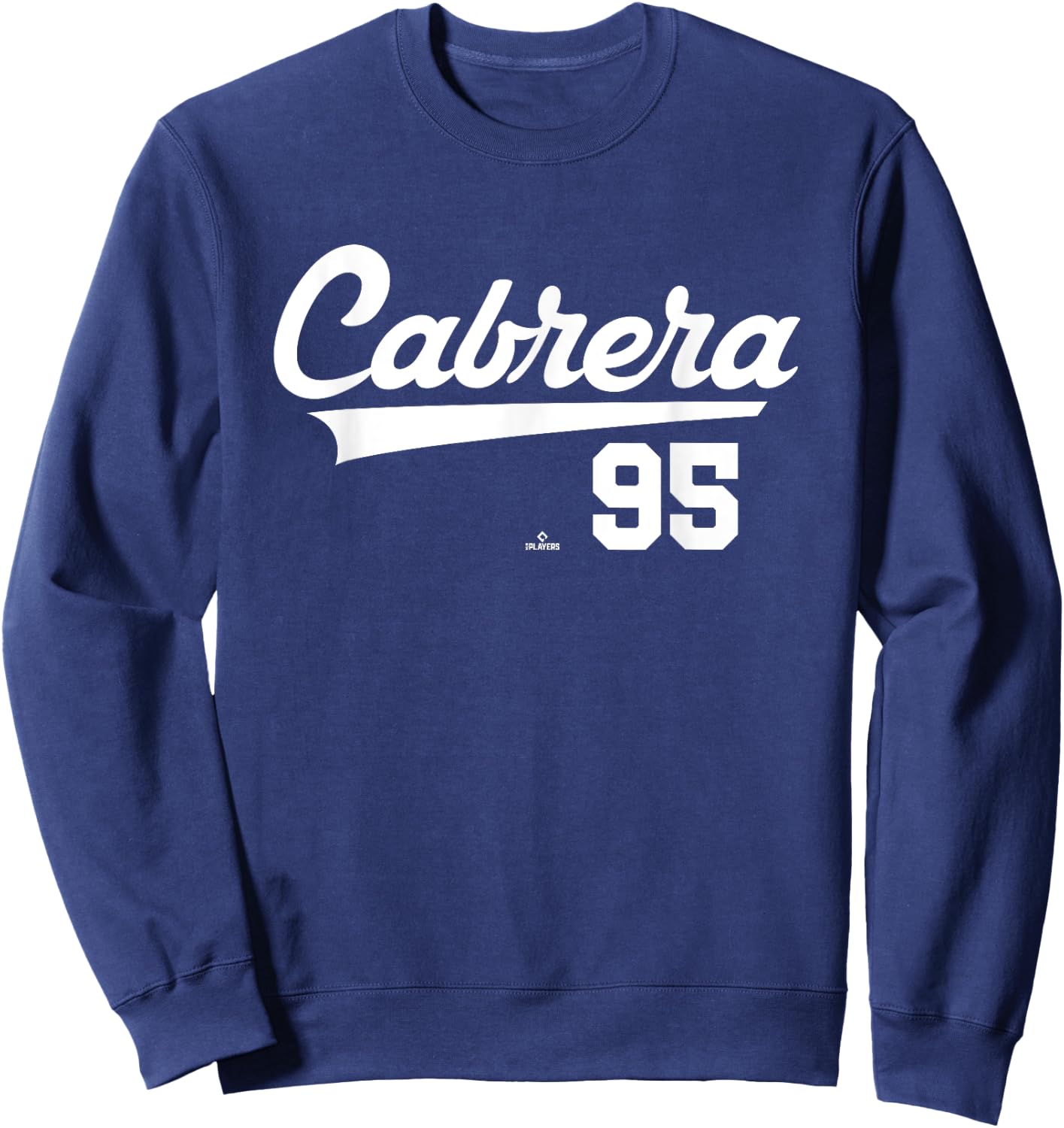 Player Name Swoosh Oswaldo Cabrera New York Baseball MLBPA Sweatshirt - Sweatshirt | Navy