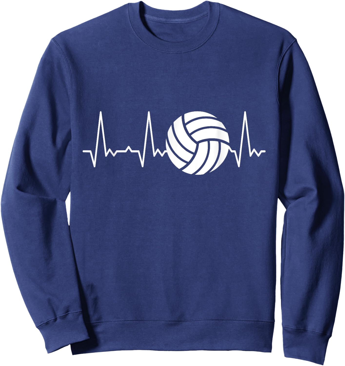 Heartbeat Volleyball Sweatshirt - Sweatshirt | Navy