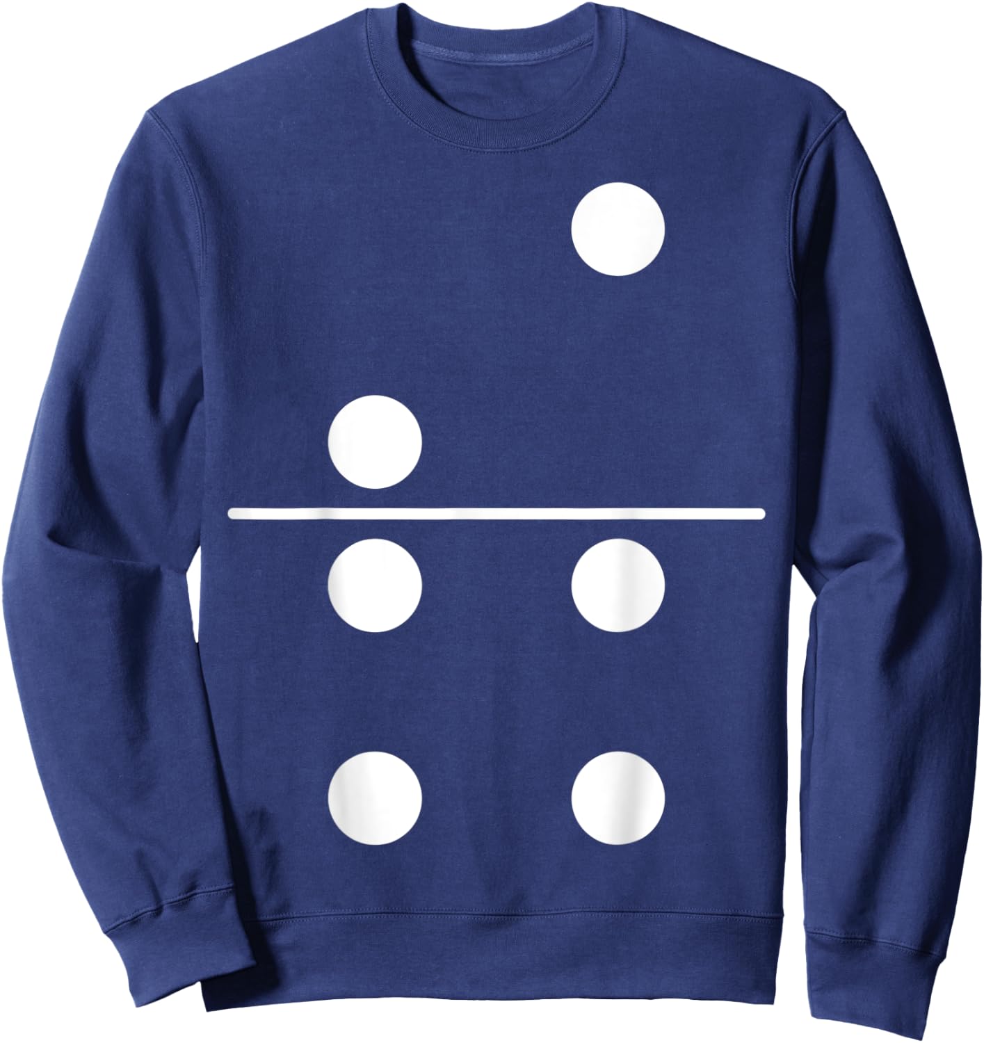 Domino Costume 2 4 Matching Family Easy Group Halloween Sweatshirt - Sweatshirt | Navy