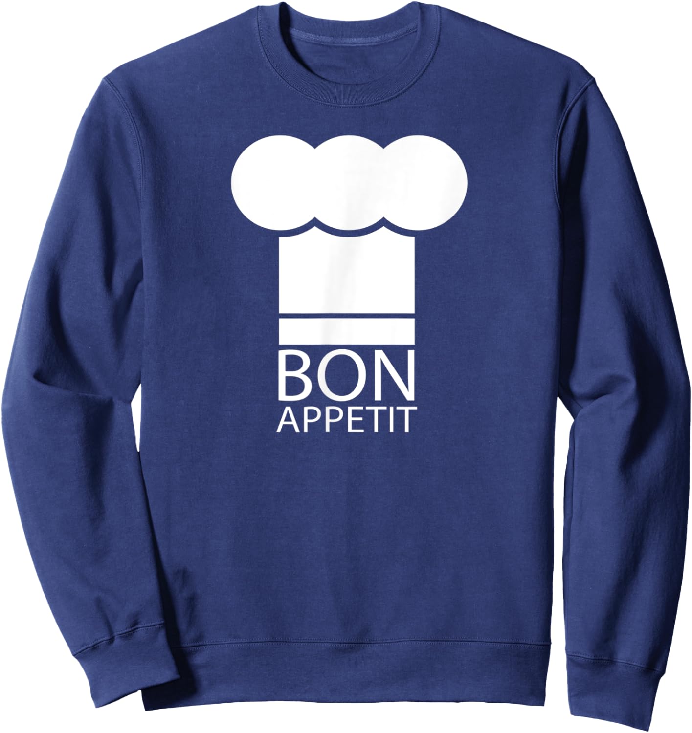 Bon Appetit Chef Hat Sweatshirt - Sweatshirt | Navy