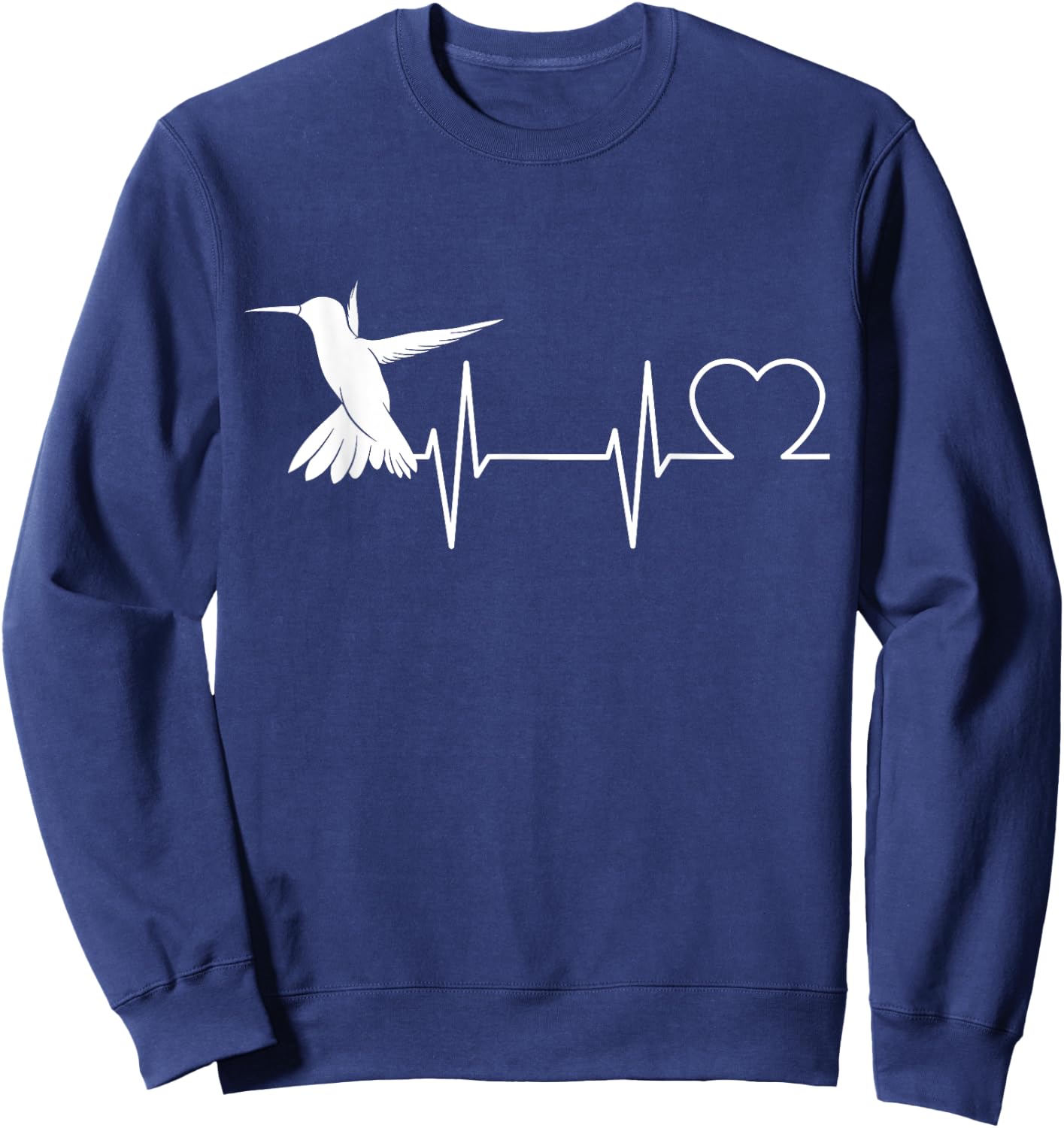 Hummingbird Heartbeat For Bird Hummingbird Lovers Sweatshirt - Sweatshirt | Navy