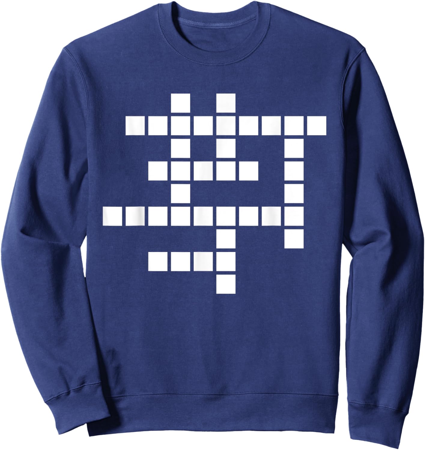 Crossword puzzle Sweatshirt - Sweatshirt | Navy