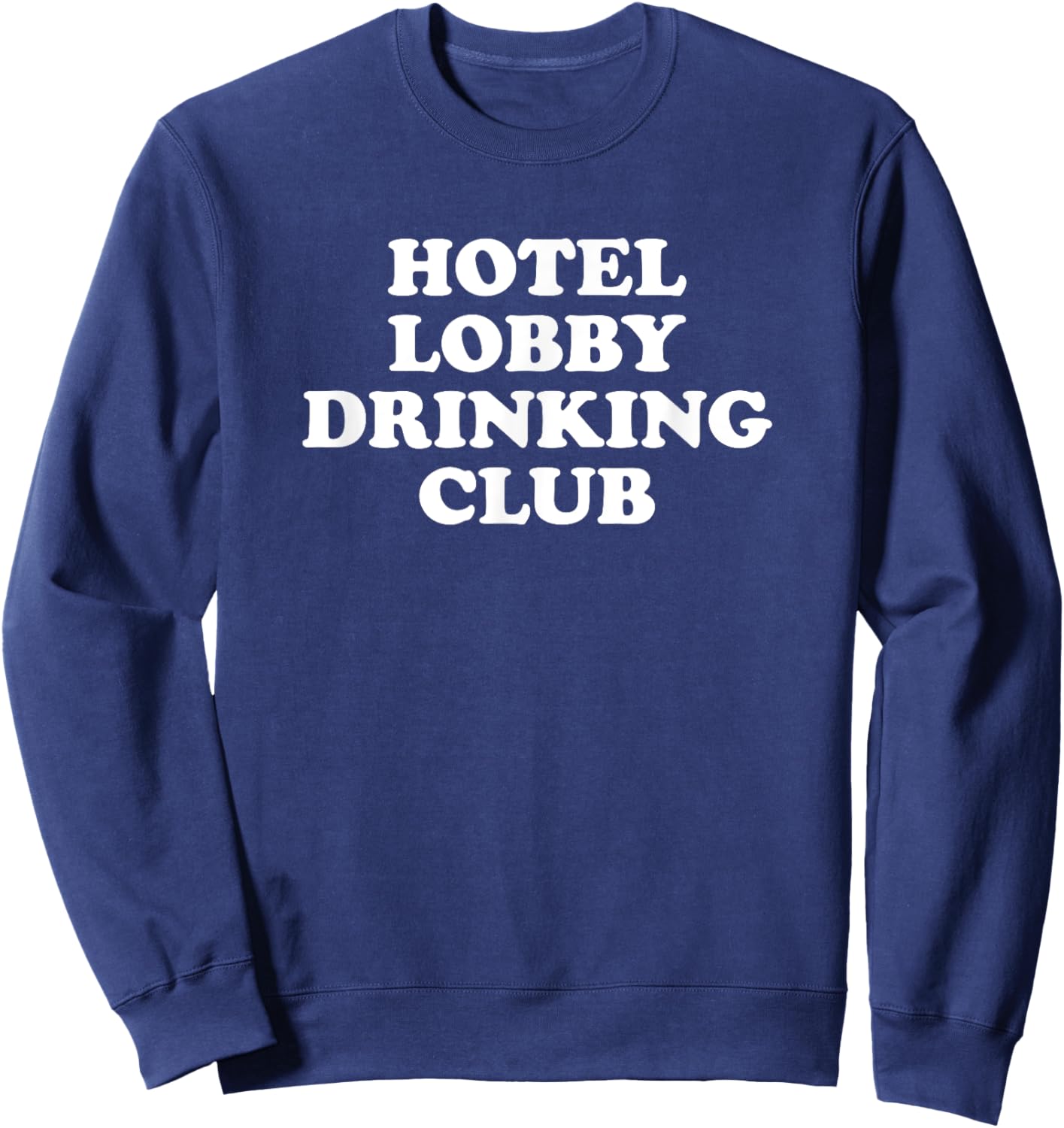 Hotel Lobby Drinking Club Sweatshirt - Sweatshirt | Navy