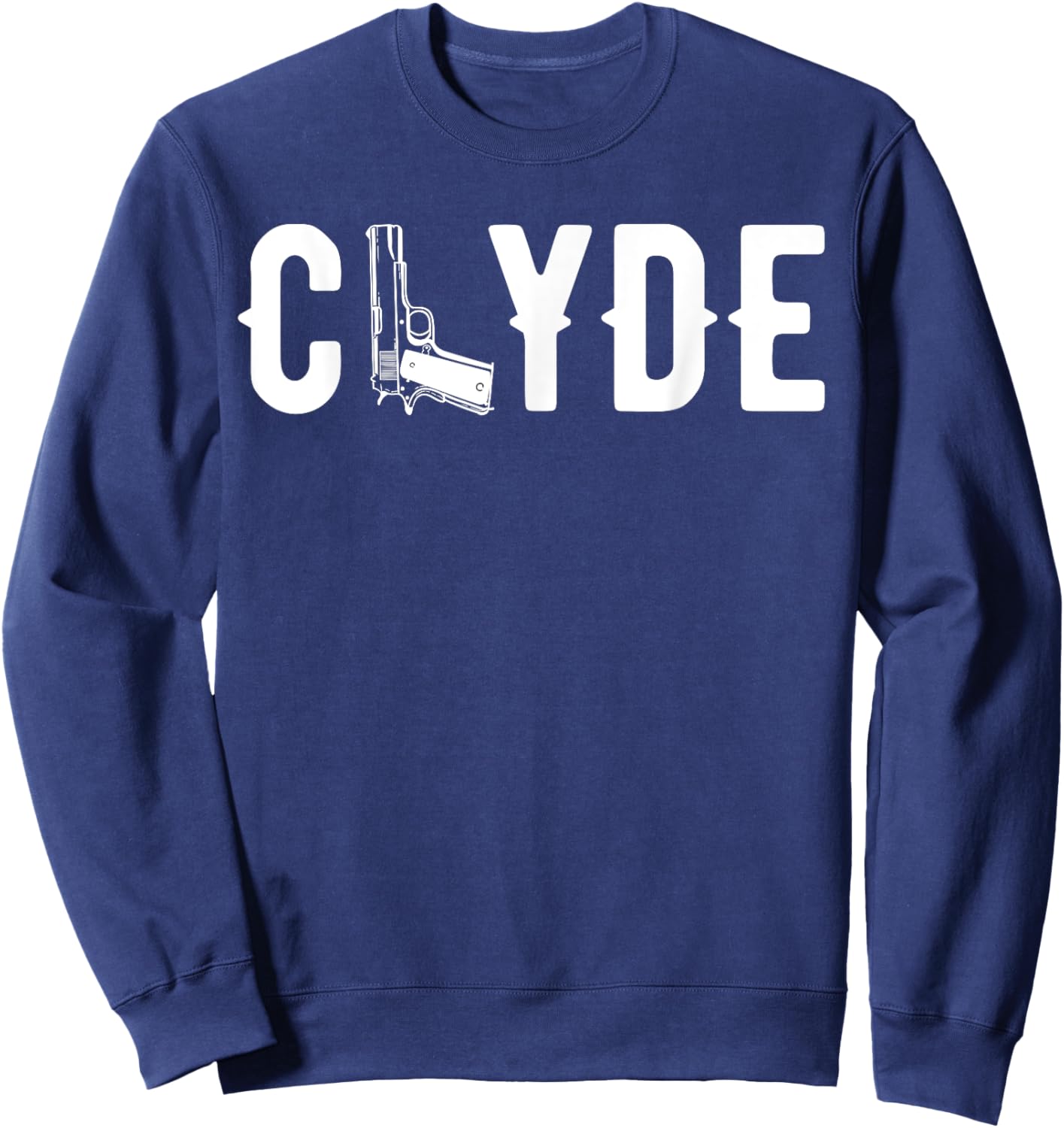 Valentines Bonnie Clyde Matching Couple Love Top Sweatshirt - Sweatshirt | Navy