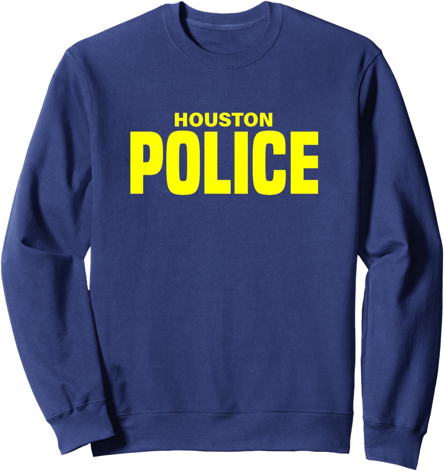City of Houston Police Officer Texas Policeman Uniform Duty Sweatshirt - Sweatshirt | Navy