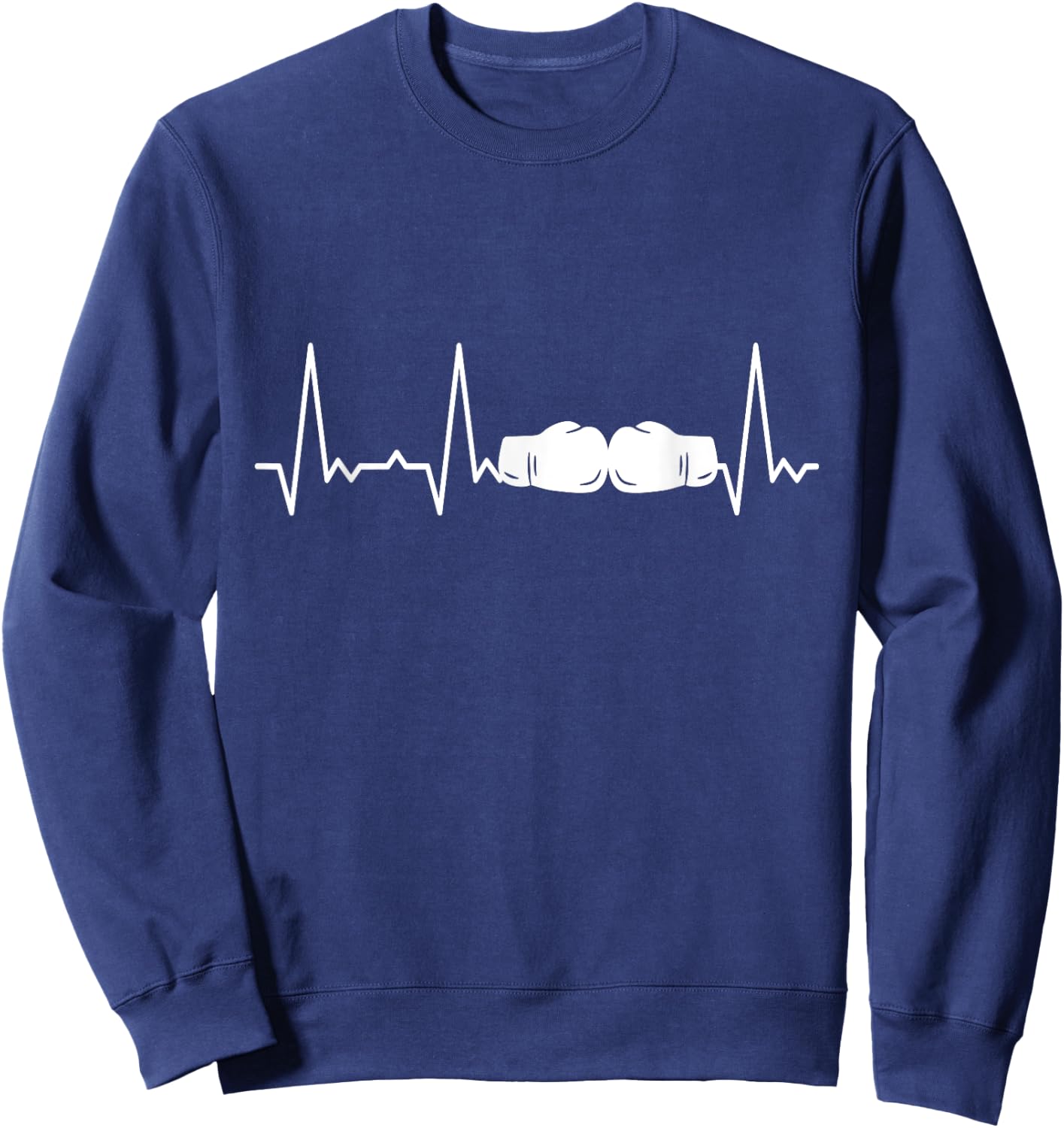 Heartbeat Boxing Sweatshirt - Sweatshirt | Navy
