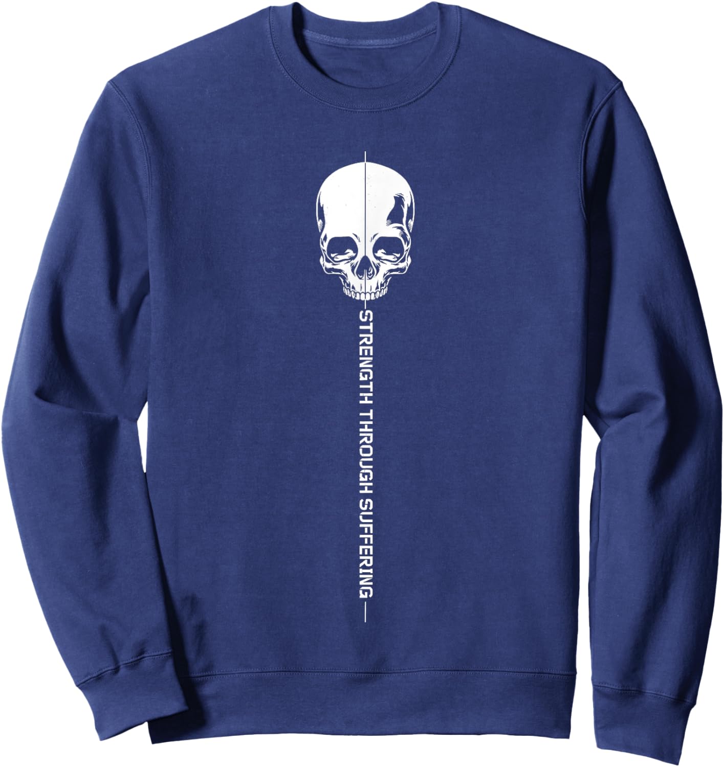 Strength Through Suffering Sweatshirt - Sweatshirt | Navy