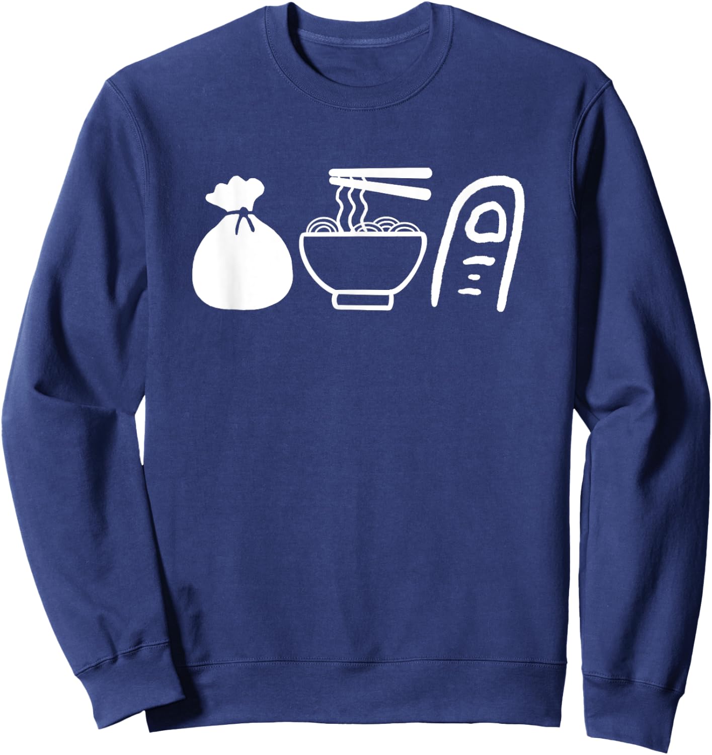 Sacramento Sack Ramen Toe Sactown California Nor Cal Capital Sweatshirt - Sweatshirt | Navy