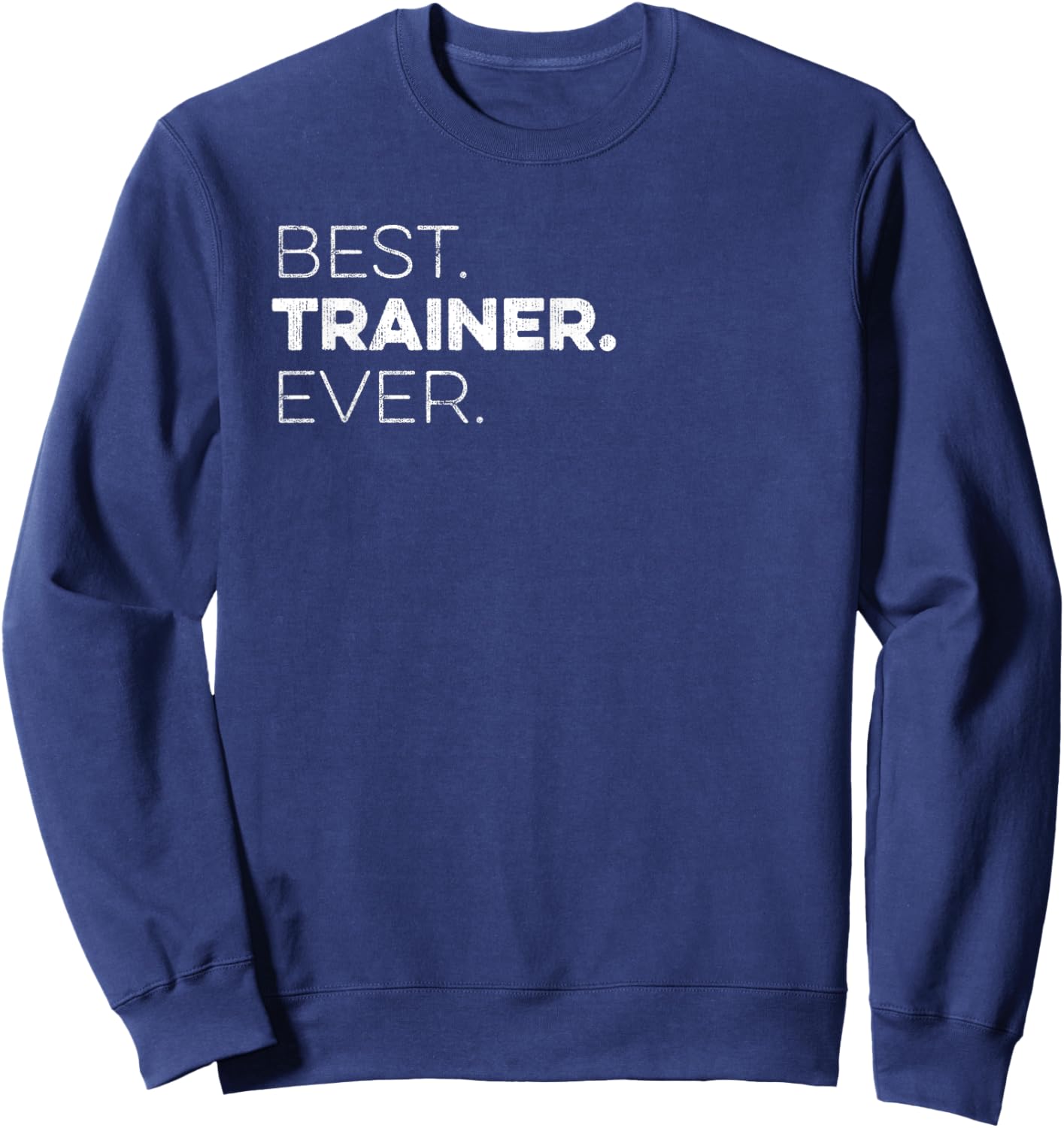 Best Trainer Ever Co Worker Appreciation Sweatshirt - Sweatshirt | Navy