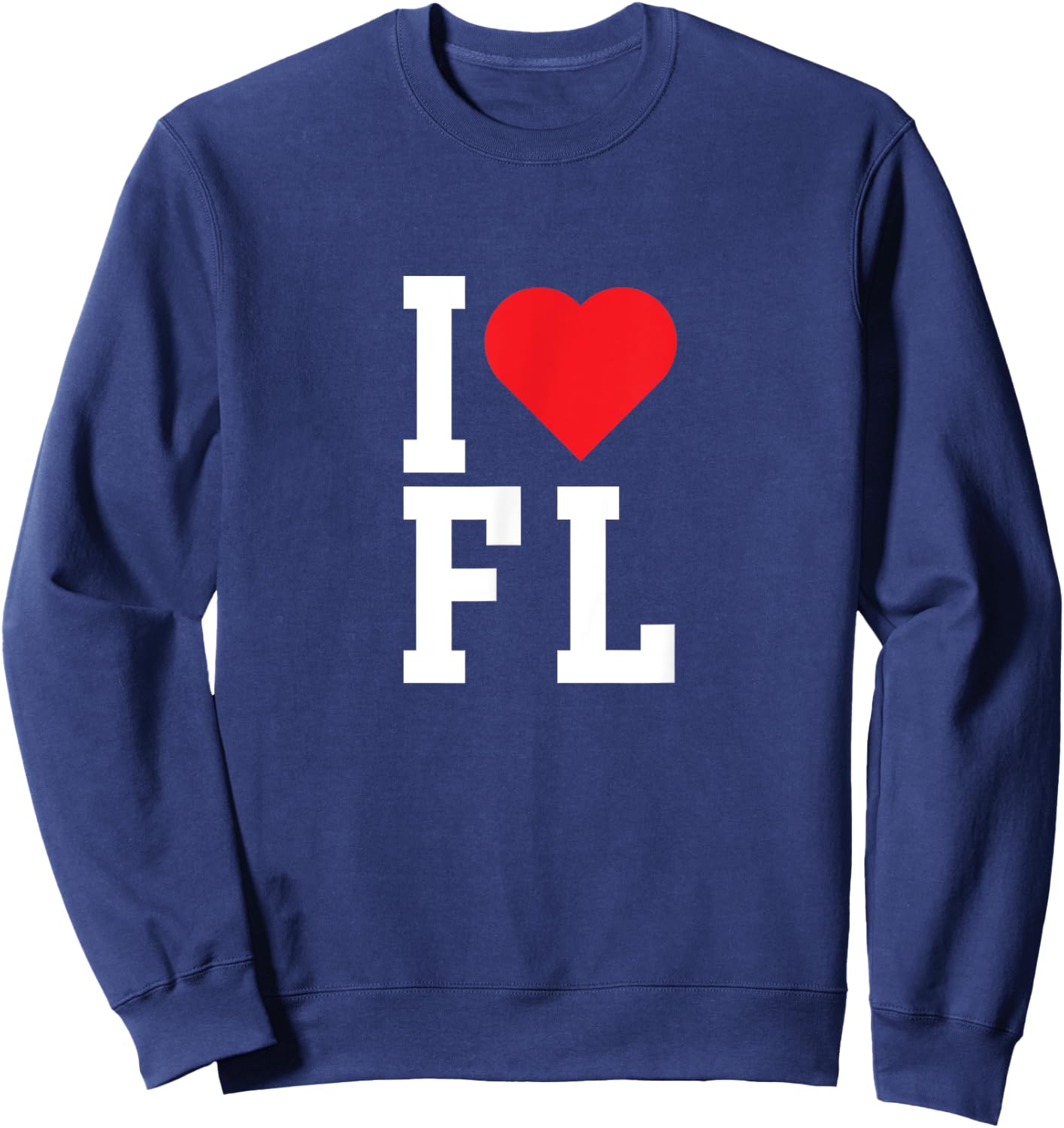 FLORIDA - I Love Florida - Throwback Design - Classic Sweatshirt - Sweatshirt | Navy