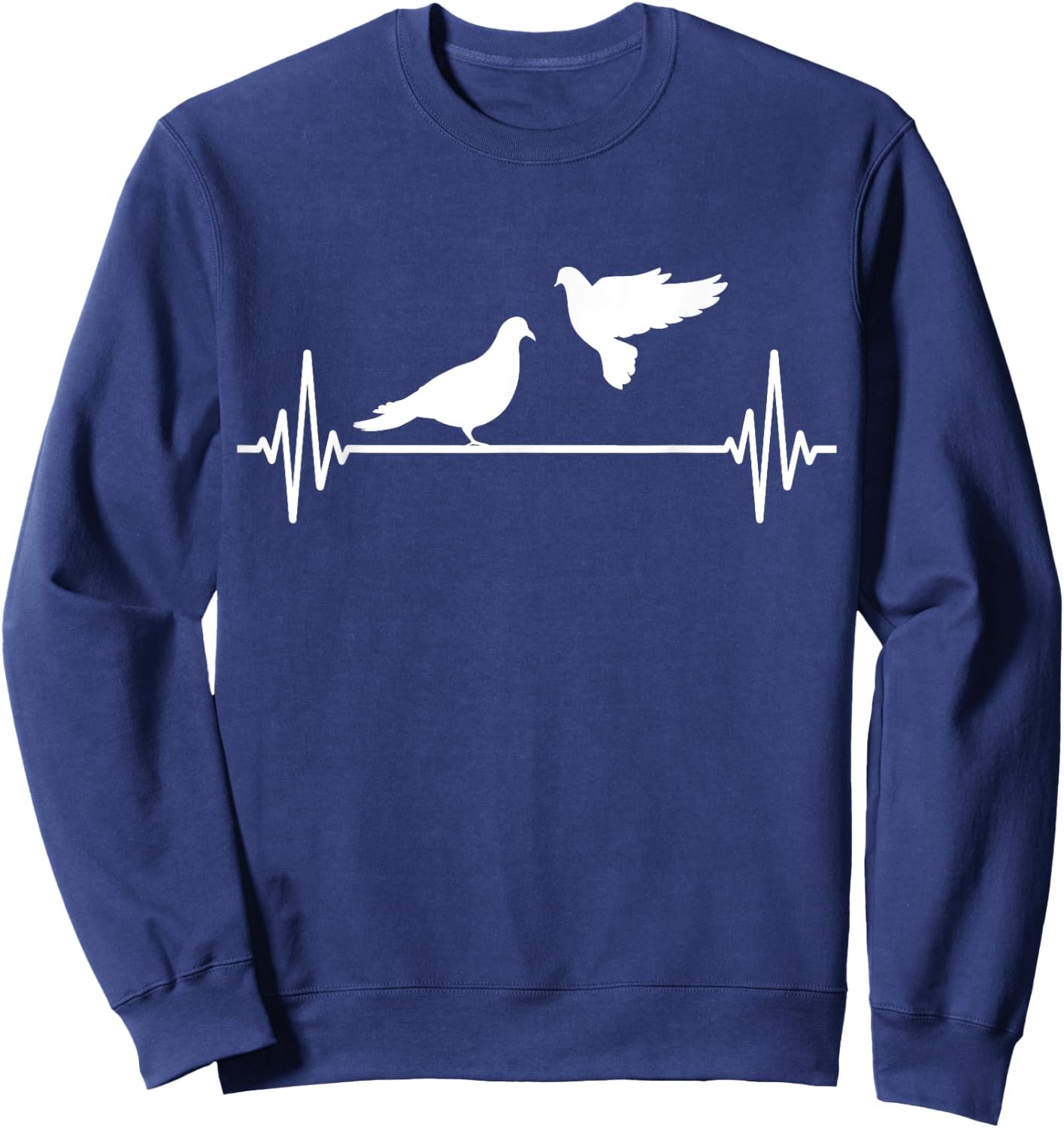 Pigeon Love Pigeons Motif Dovecote Funny Sweatshirt - Sweatshirt | Navy