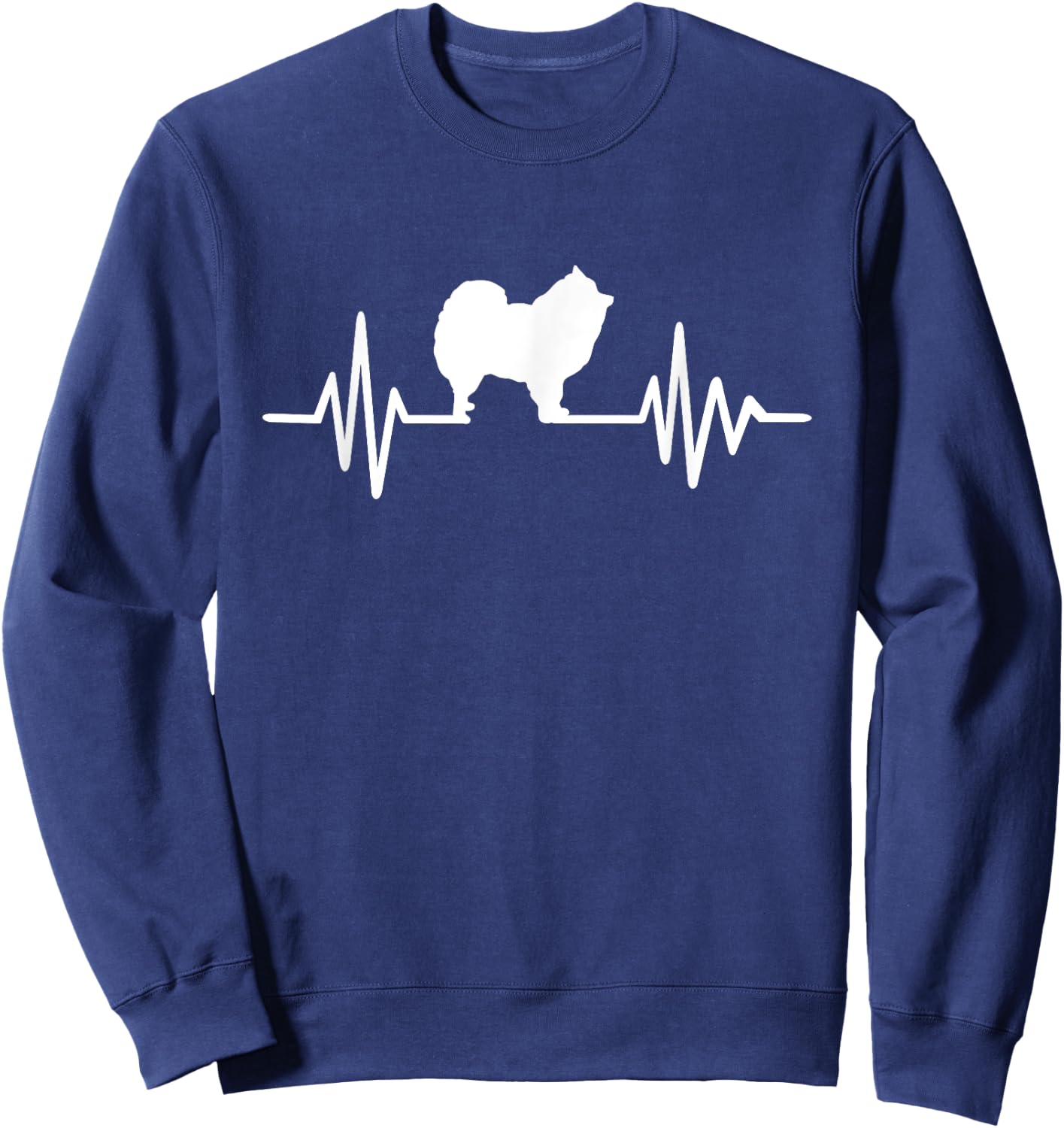 Pomeranian pulse Sweatshirt - Sweatshirt | Navy