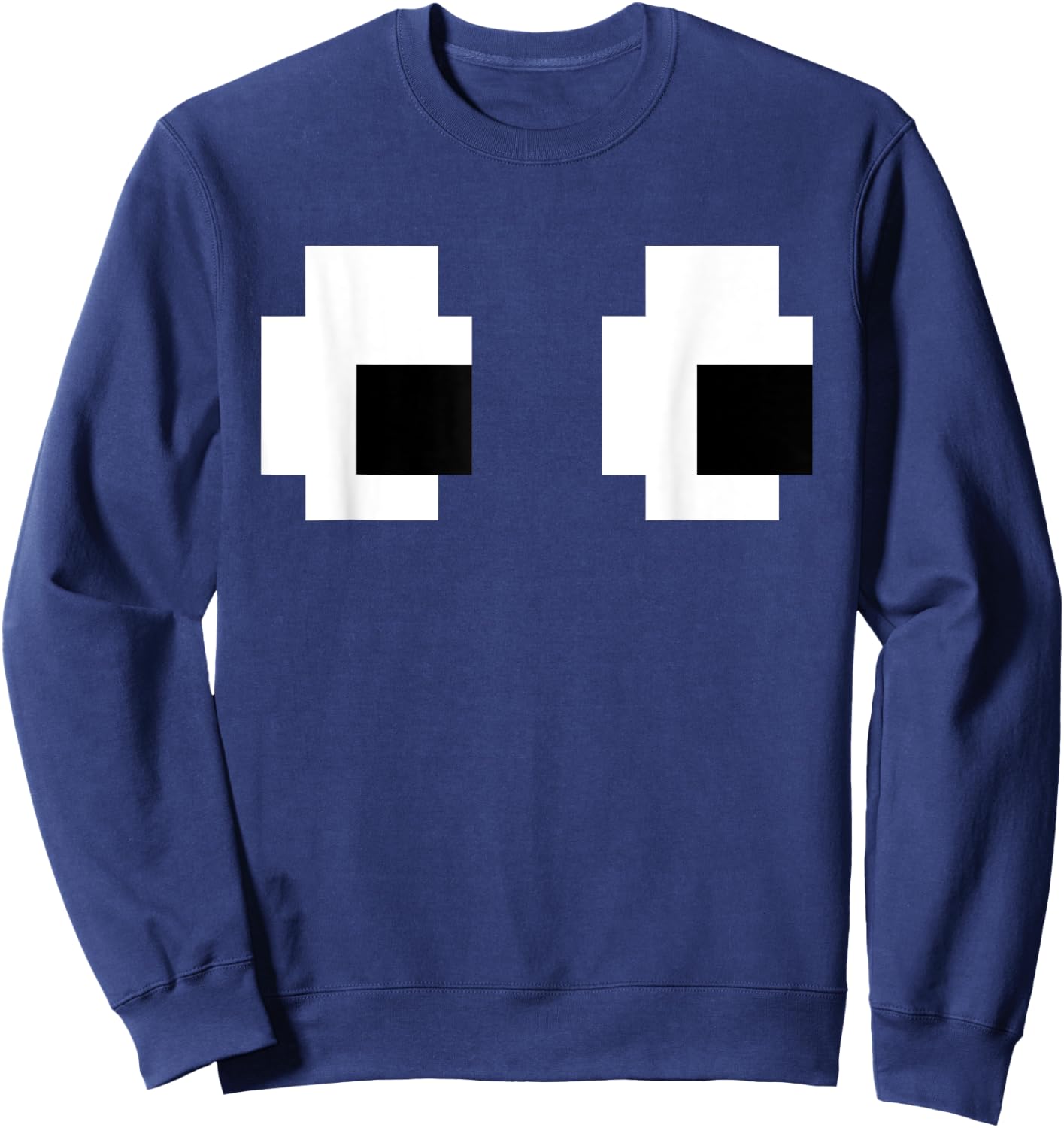 Retro Arcade Game Ghost 80s 8 bit Halloween Group Costume Sweatshirt - Sweatshirt | Navy