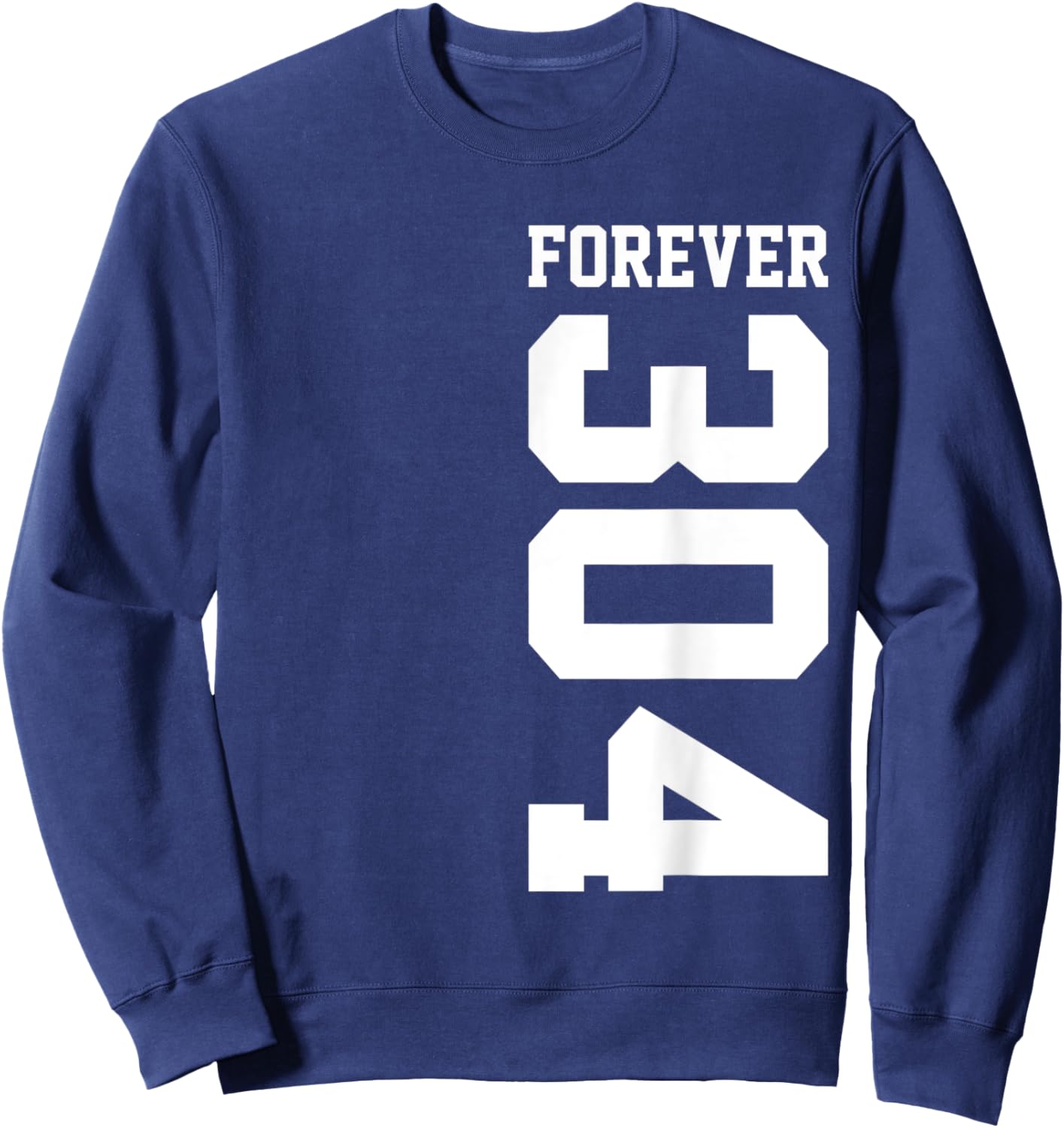 304 Area Code Charleston West Virginia Huntington WV Sweatshirt - Sweatshirt | Navy