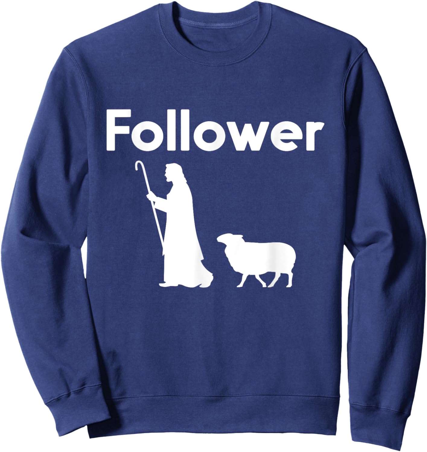 Followers of Jesus Christ parable of the lost sheep Sweatshirt - Sweatshirt | Navy