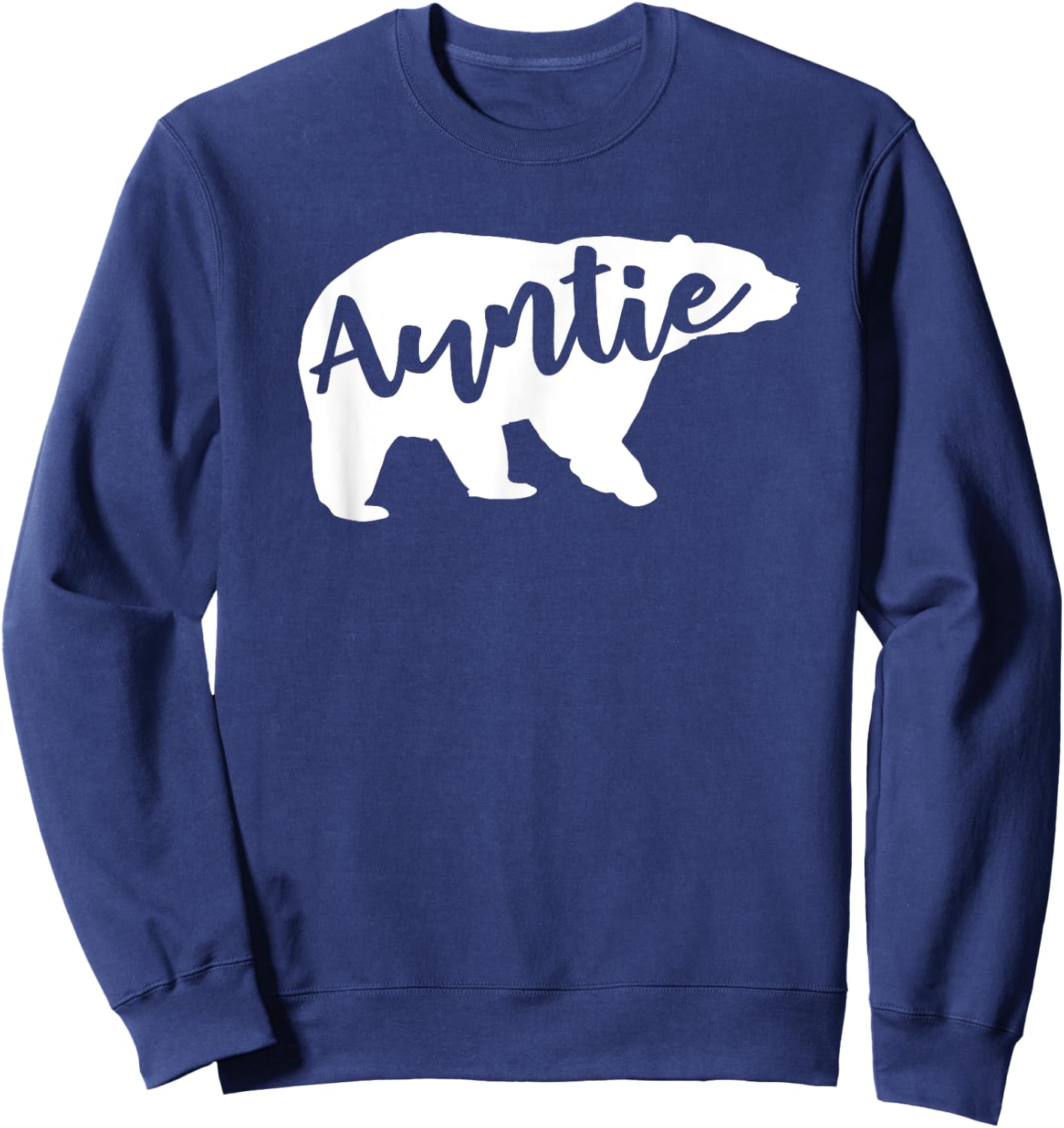 Auntie Bear Aunt Life Camping Sweatshirt - Sweatshirt | Navy
