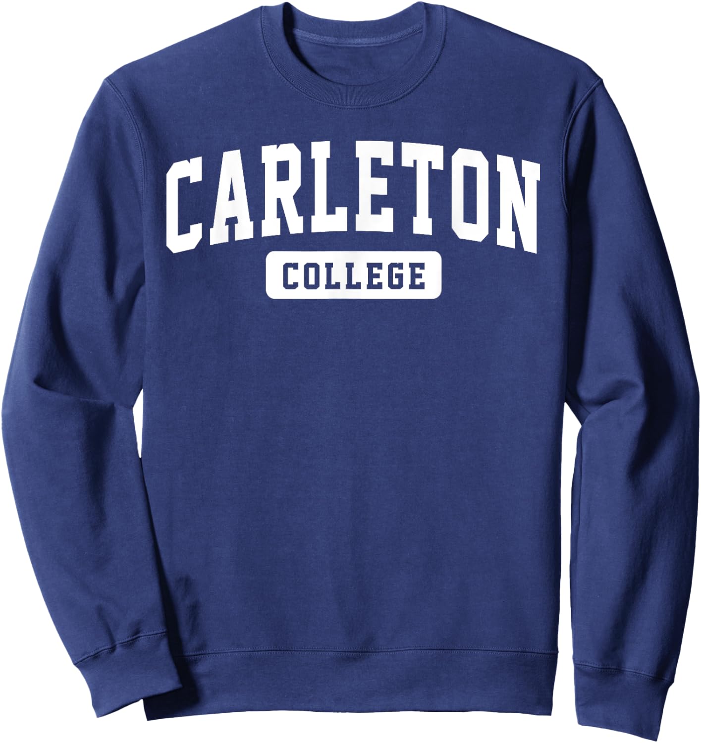 Carleton College Arch Vintage Classic Design Gifts Men Women Sweatshirt - Sweatshirt | Navy
