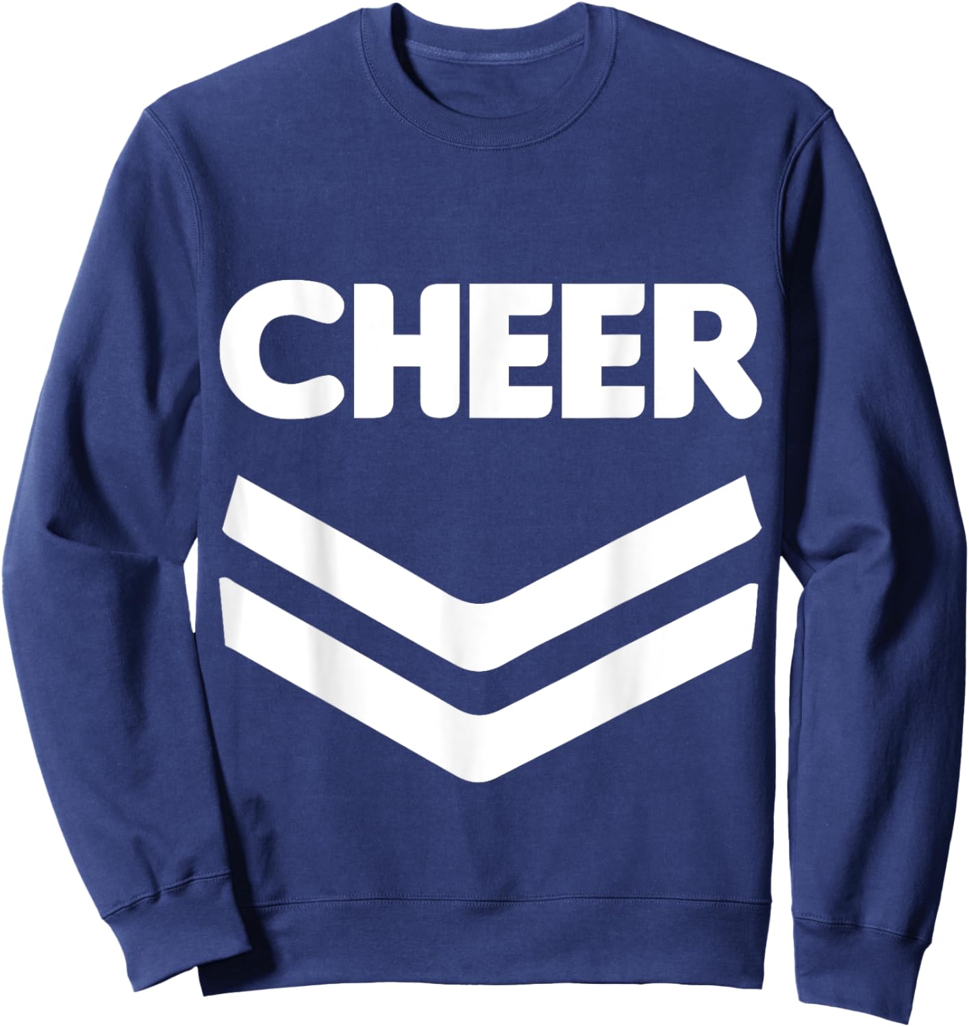 Cheerleader Uniform Halloween Group Costume, Cheer Team Sweatshirt - Sweatshirt | Navy
