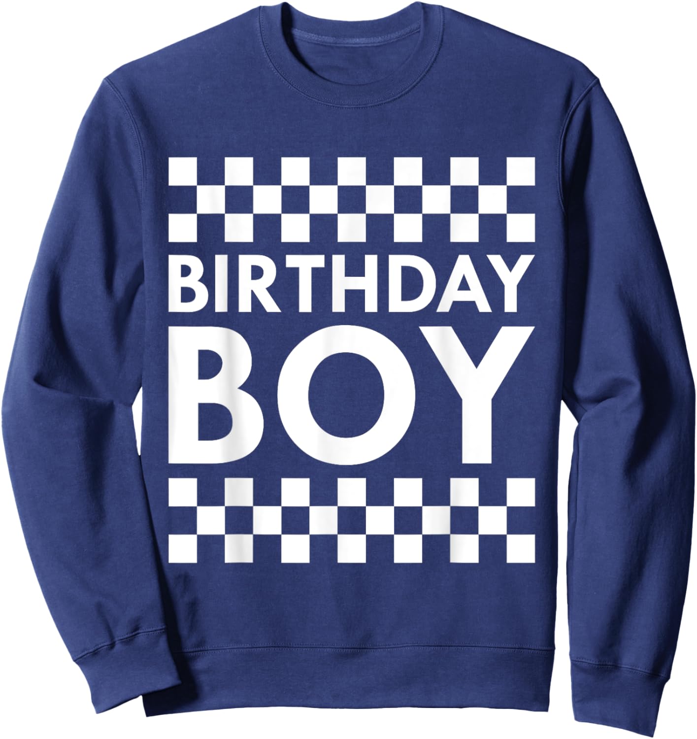 Pit Crew Birthday Boy Family Matching Racing Birthday Boy Sweatshirt - Sweatshirt | Navy