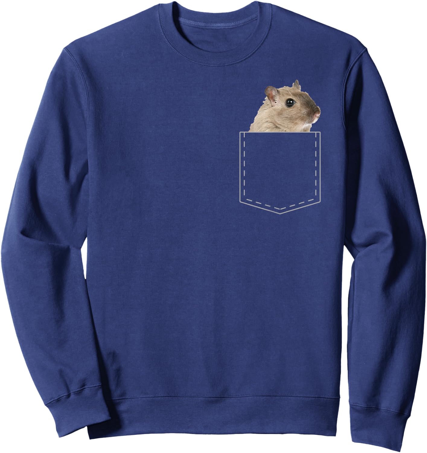 Boys Girls Cute Cool Hamster Lover Gift Kids Sweatshirt - Sweatshirt | Navy