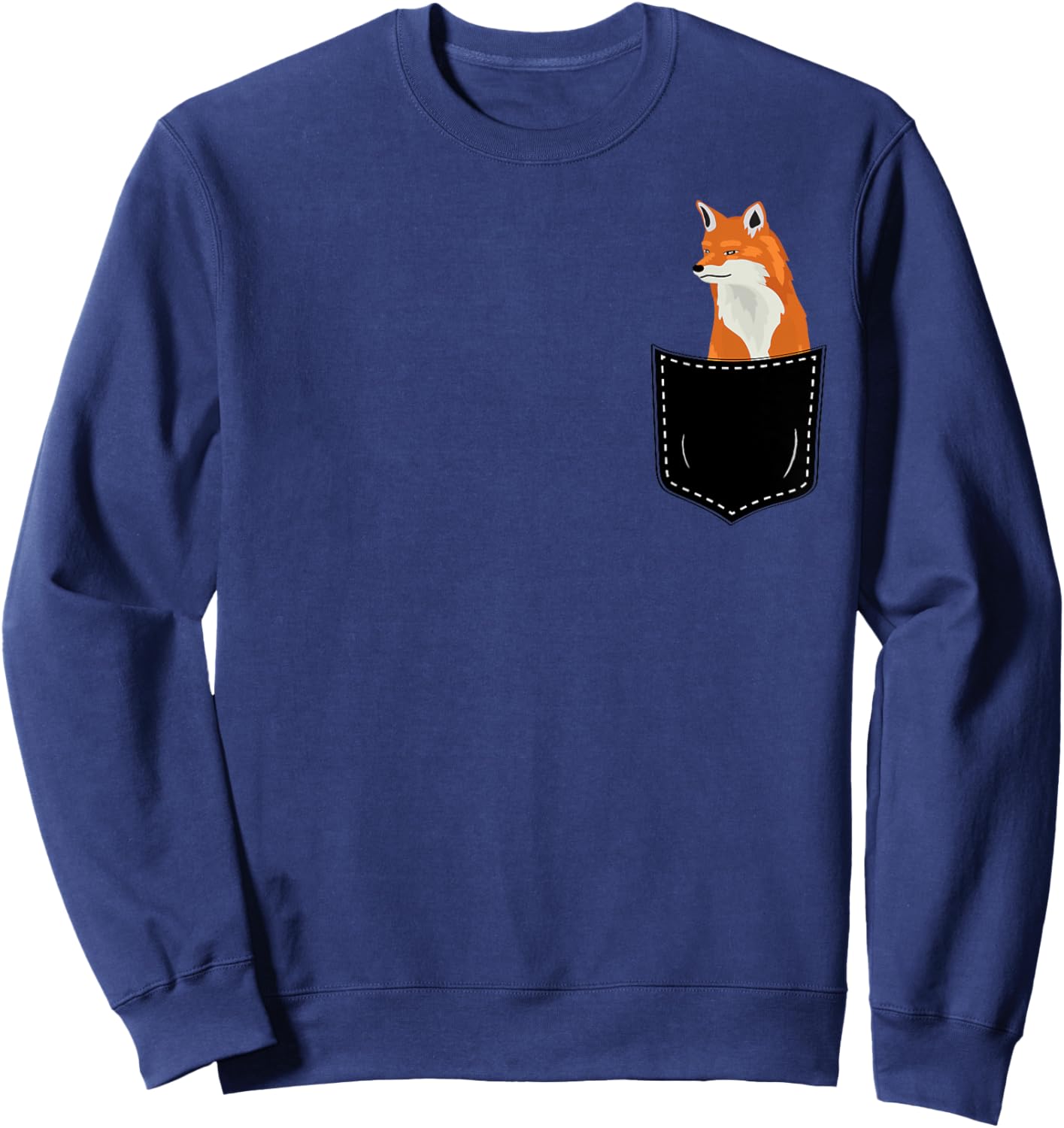 Fox In The Pocket Perfect for Fox Lovers Sweatshirt - Sweatshirt | Navy