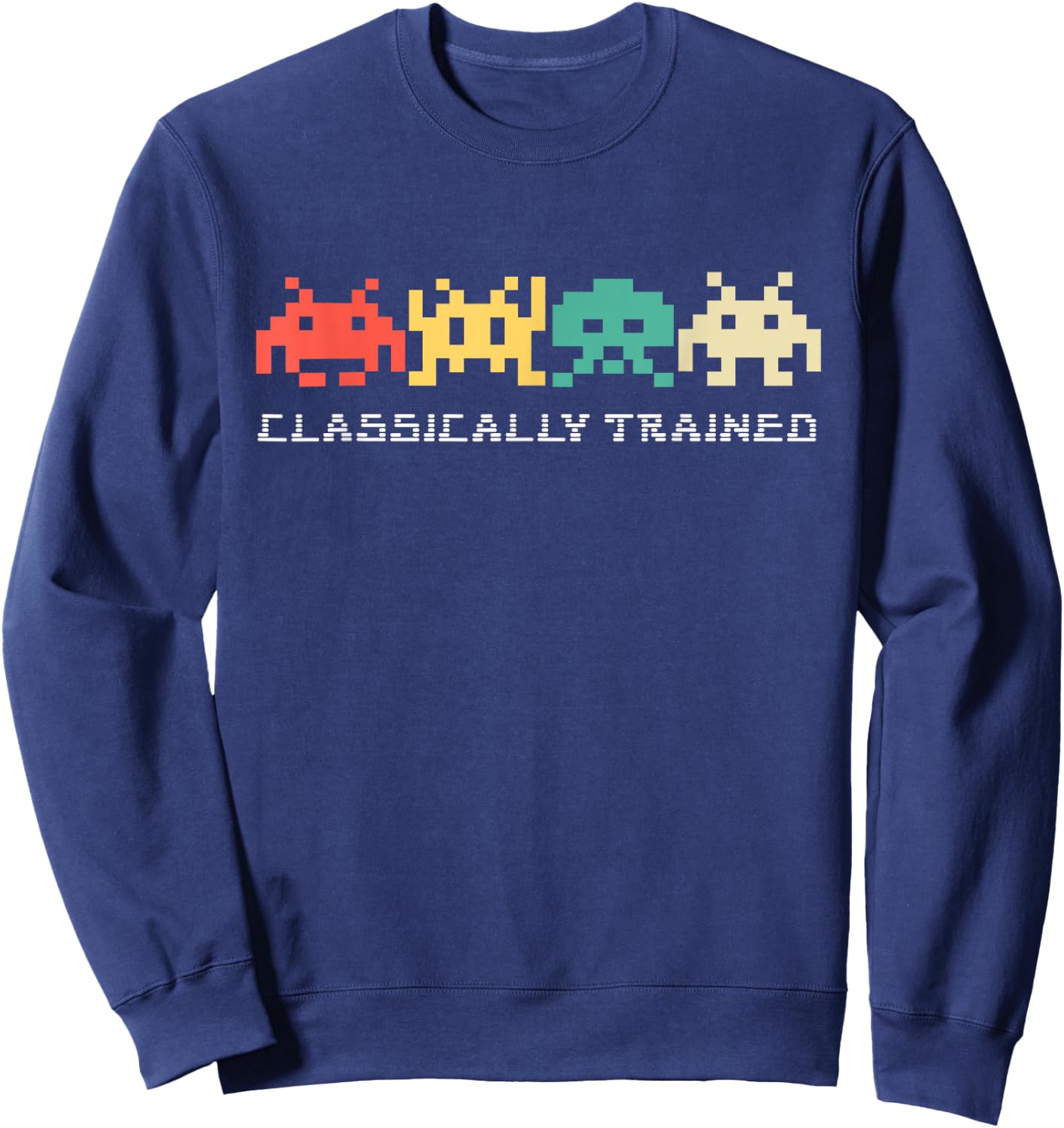 Video Game Vintage Retro Gaming Arcade 80s Sweatshirt - Sweatshirt | Navy