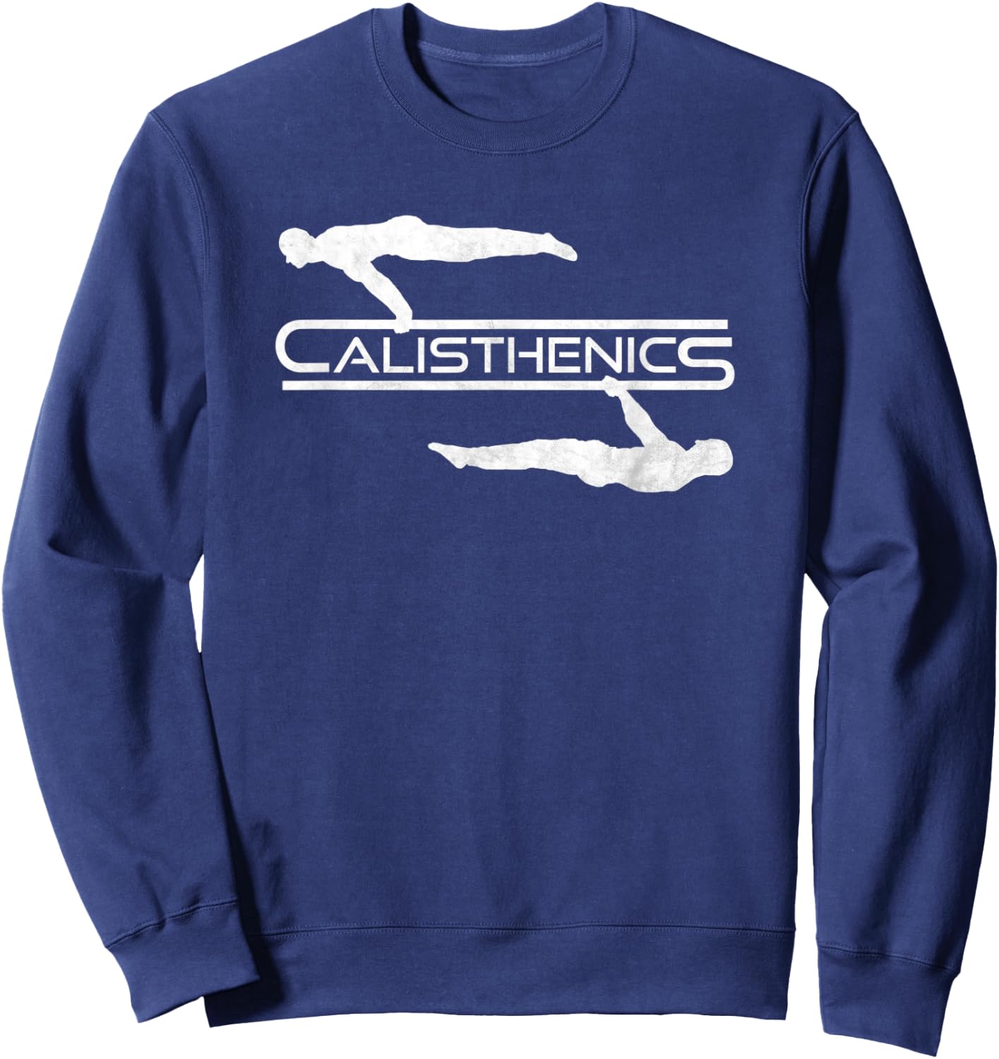 Calisthenics Planche Front Lever Street Workout Sweatshirt - Sweatshirt | Navy