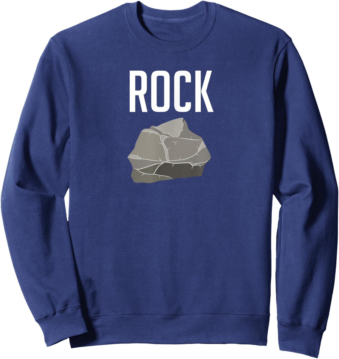 Funny Matching Rock Paper Scissors Halloween Costume Sweatshirt - Sweatshirt | Navy