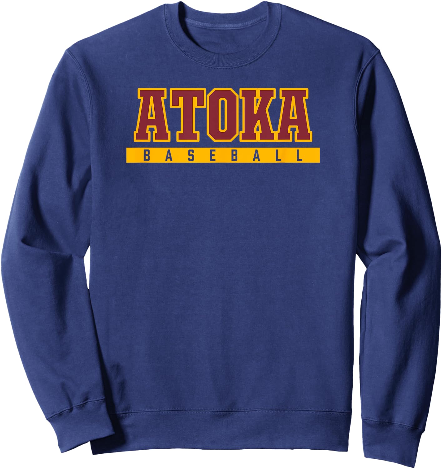 Atoka High School Baseball Sweatshirt - Sweatshirt | Navy