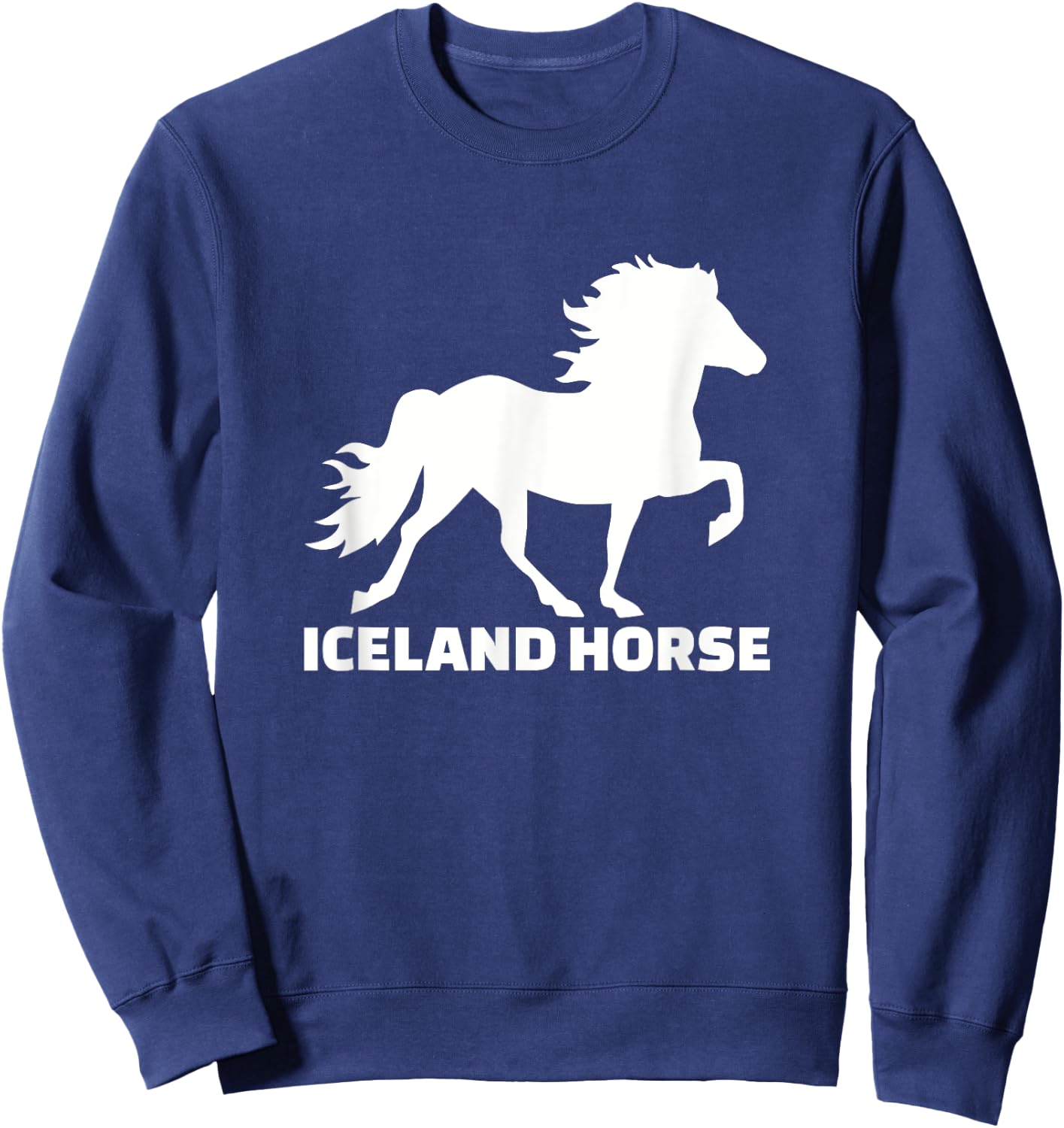 Icelandic horse Sweatshirt - Sweatshirt | Navy